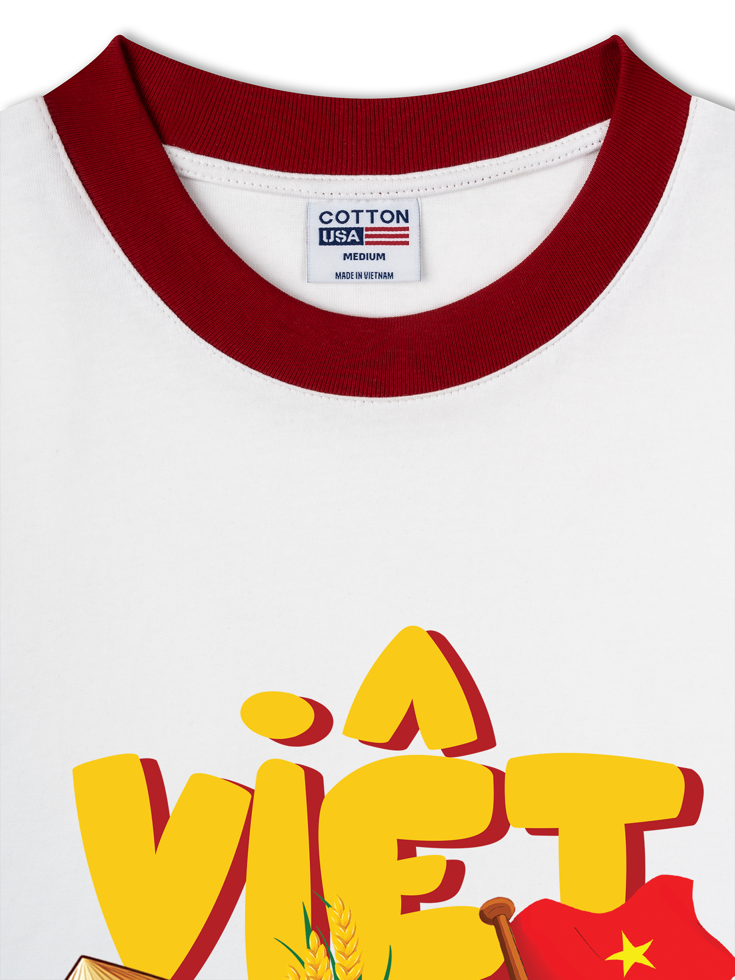 Áo Thun Ringer Relaxed Fit Việt Nam