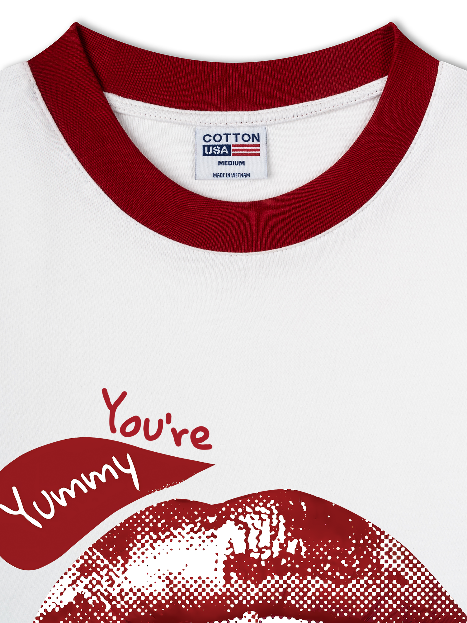 Áo Thun Ringer Relaxed Fit Cherry You_re Yummy