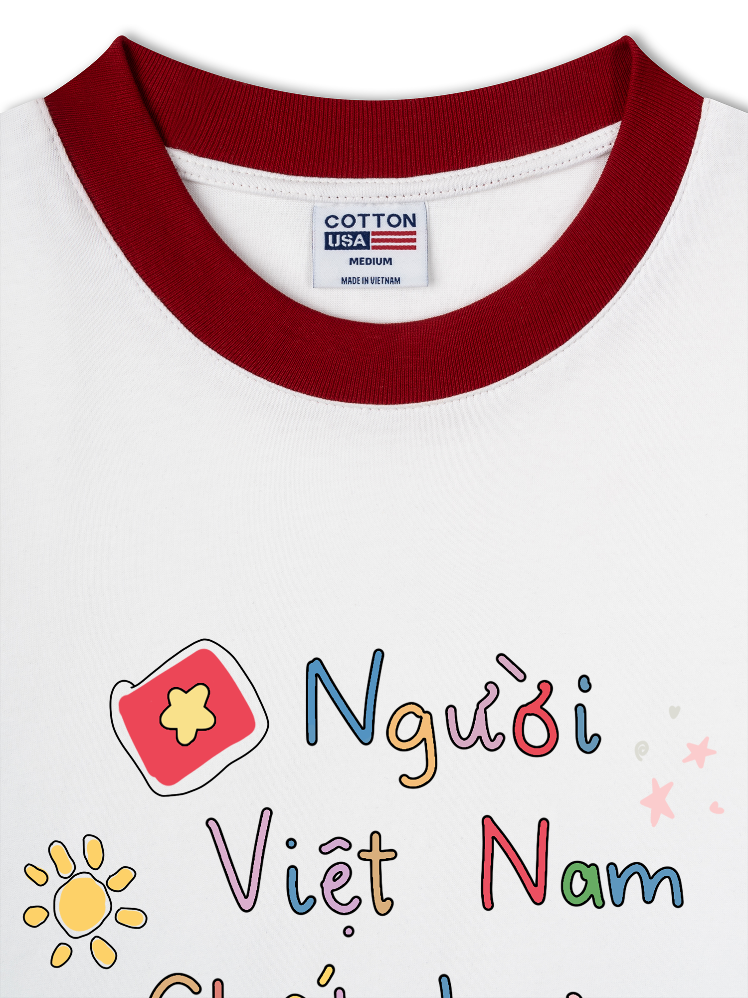 Áo Thun Ringer Relaxed Fit Người Việt Nam Chất Lượng Cao