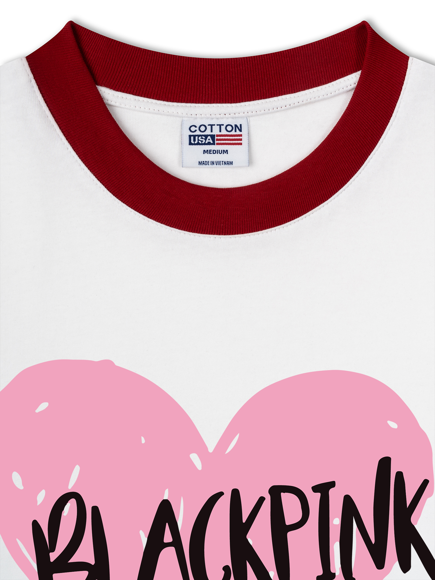 Áo Thun Ringer Relaxed Fit BlackPink