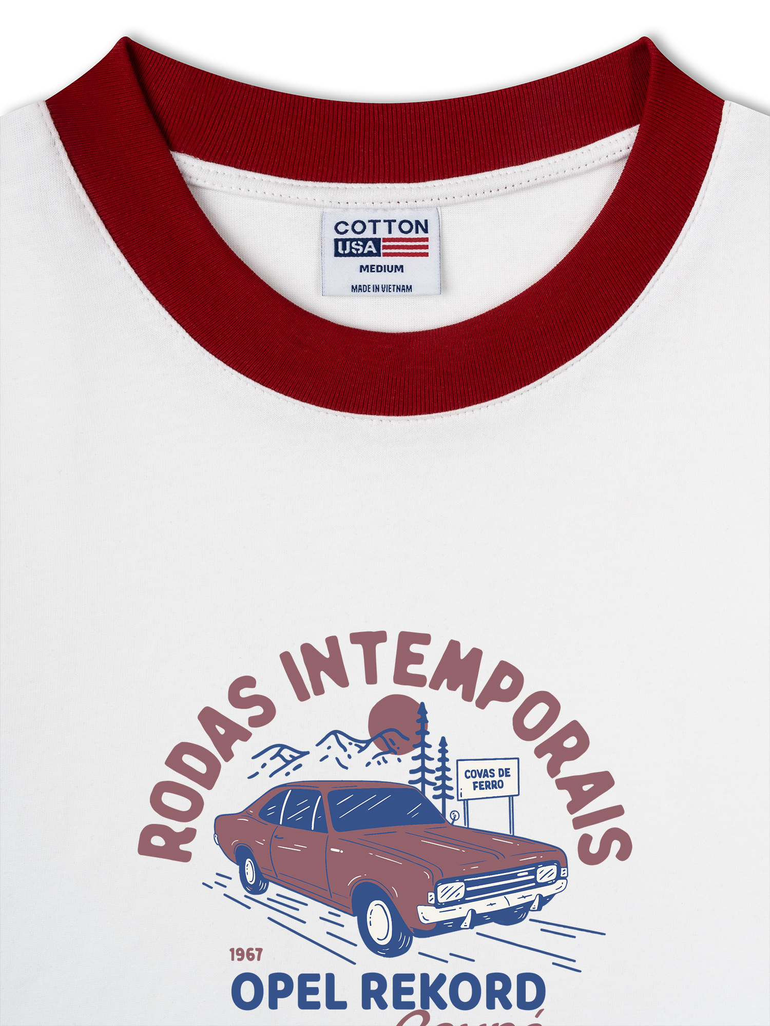 Áo Thun Ringer Relaxed Fit Road intempoais