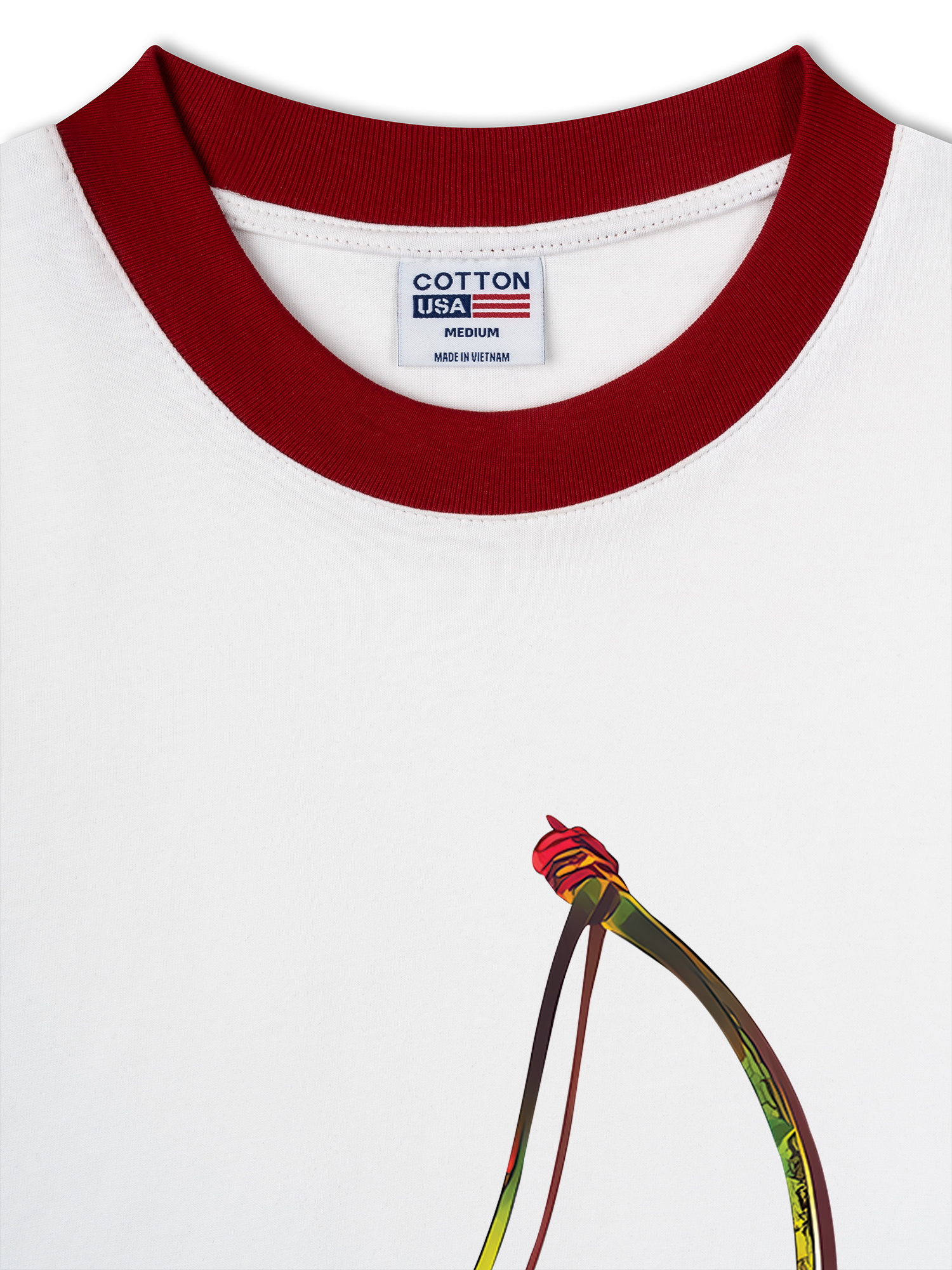 Áo Thun Ringer Relaxed Fit Cherry Bomb