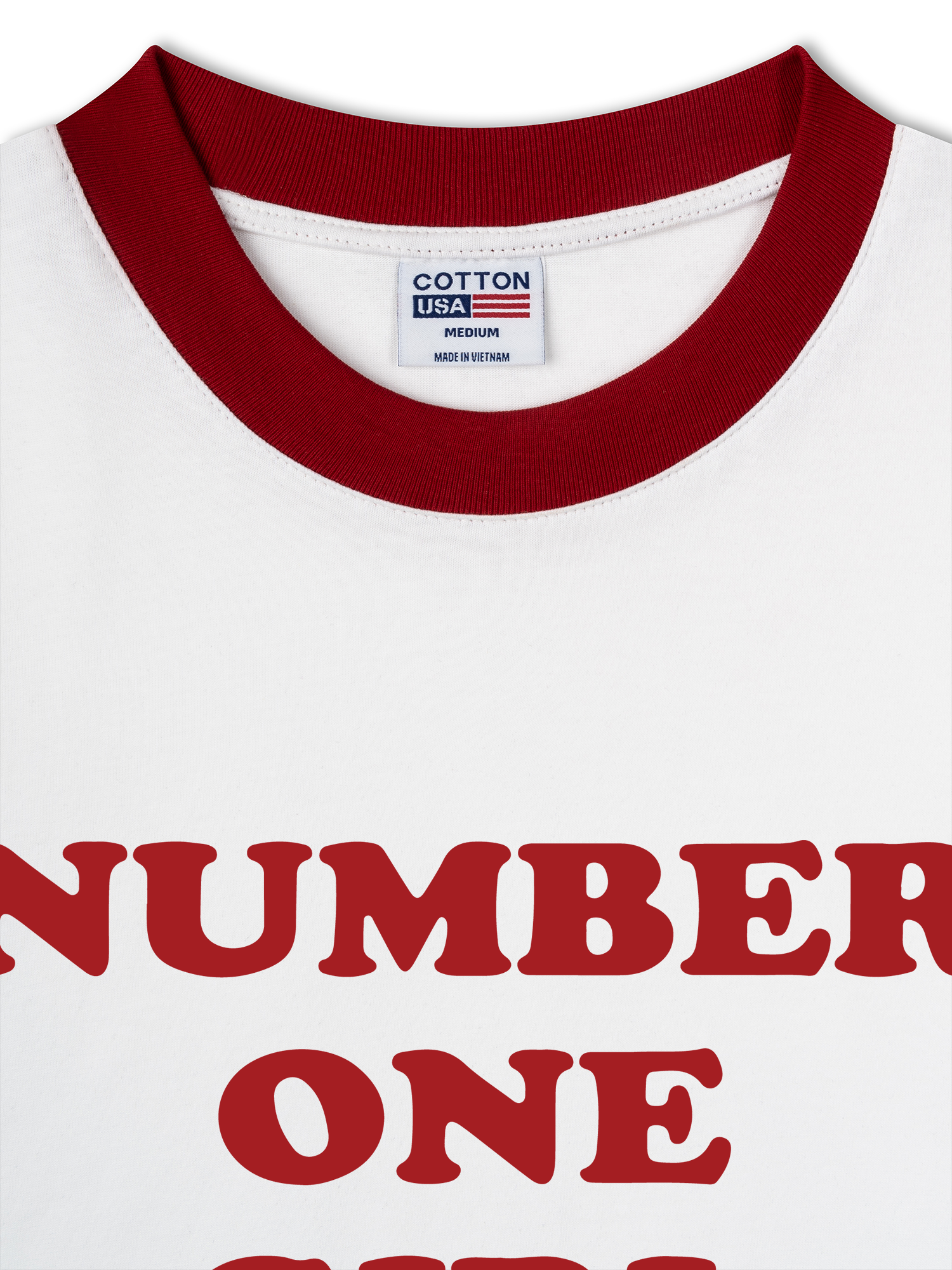 Áo Thun Ringer Relaxed Fit BlackPink Number One Girl