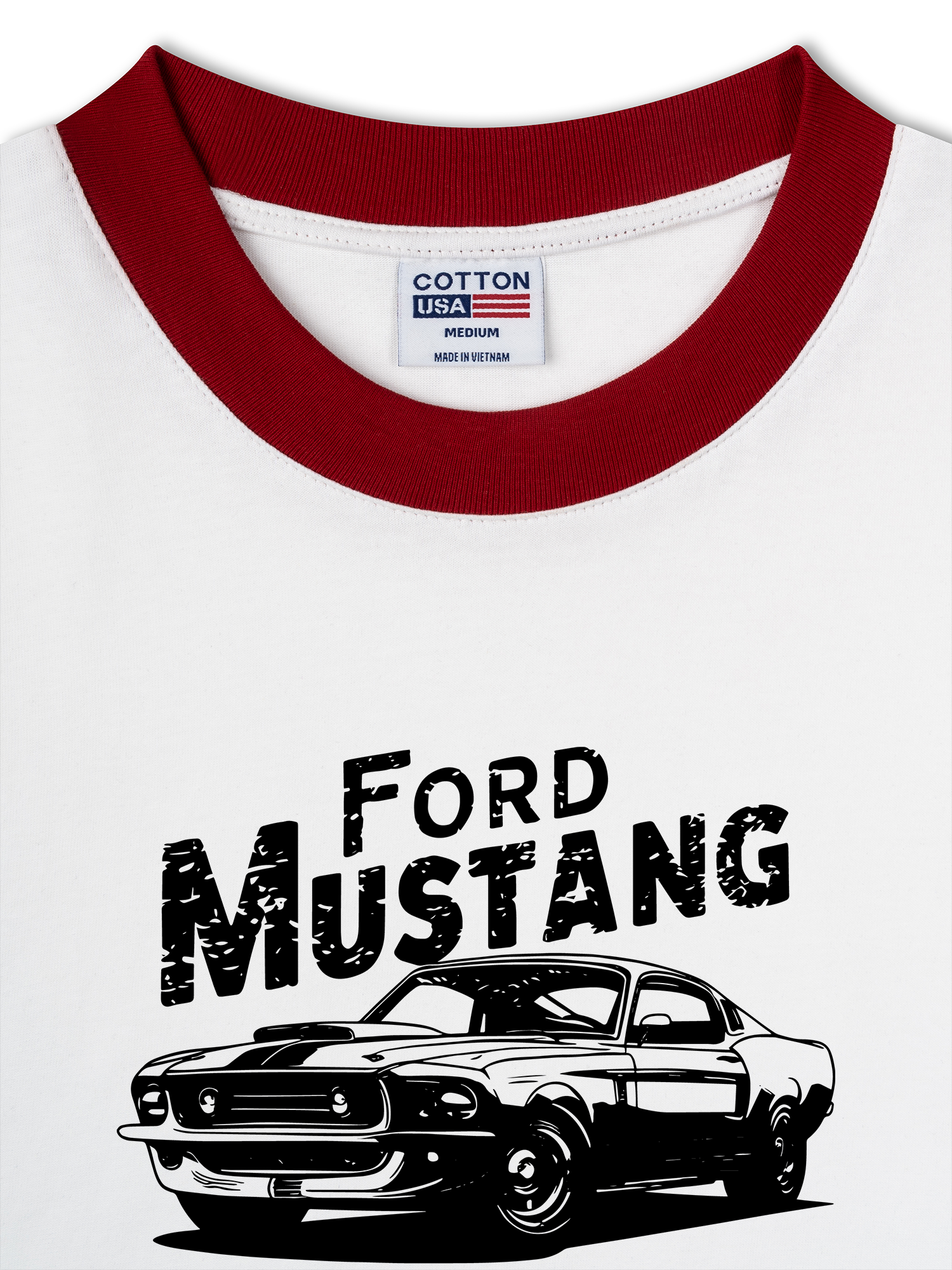 Áo Thun Ringer Relaxed Fit Midnight Charger The Legend Never Dies