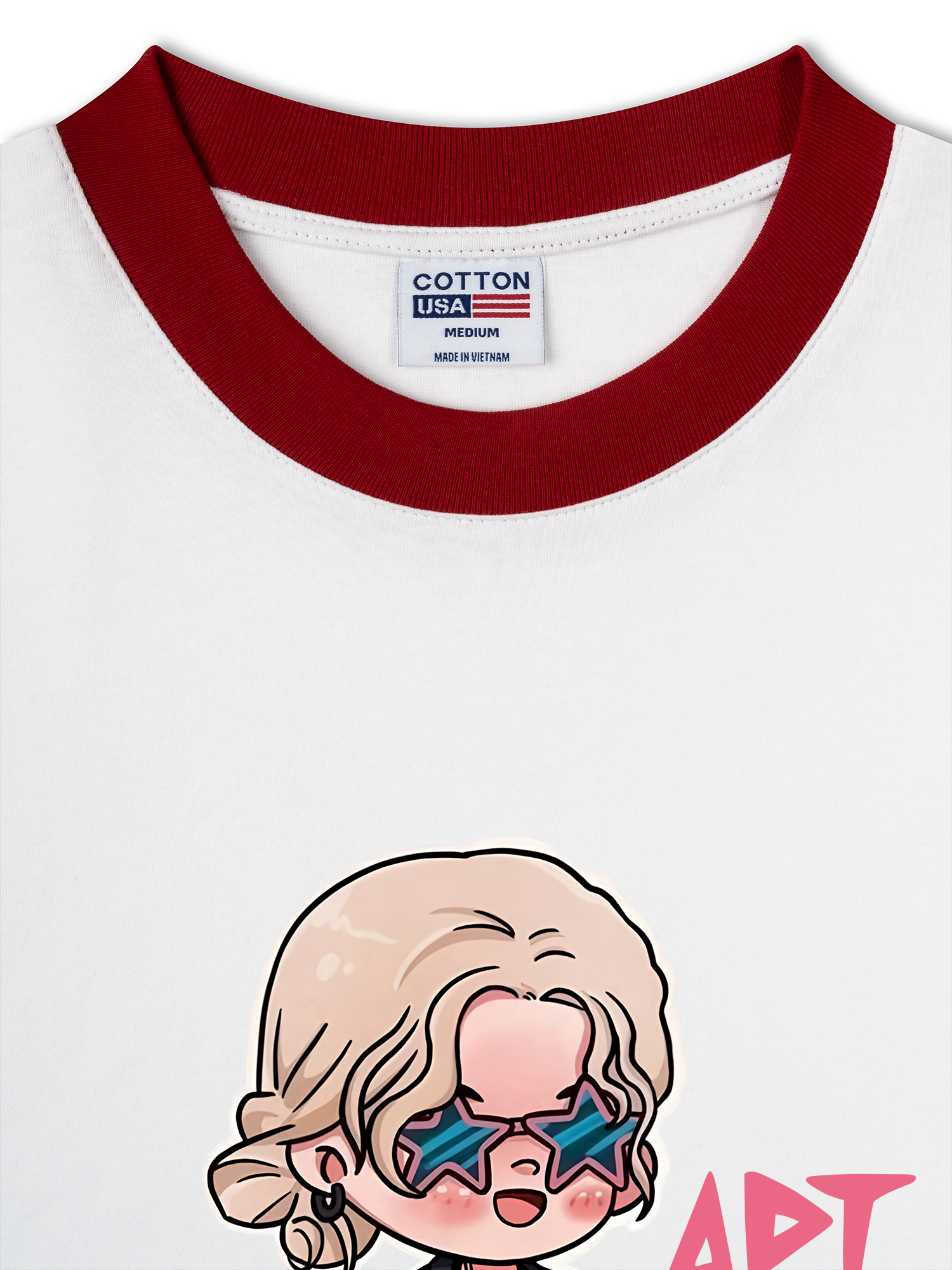 Áo Thun Ringer Relaxed Fit BlackPink Roise APT