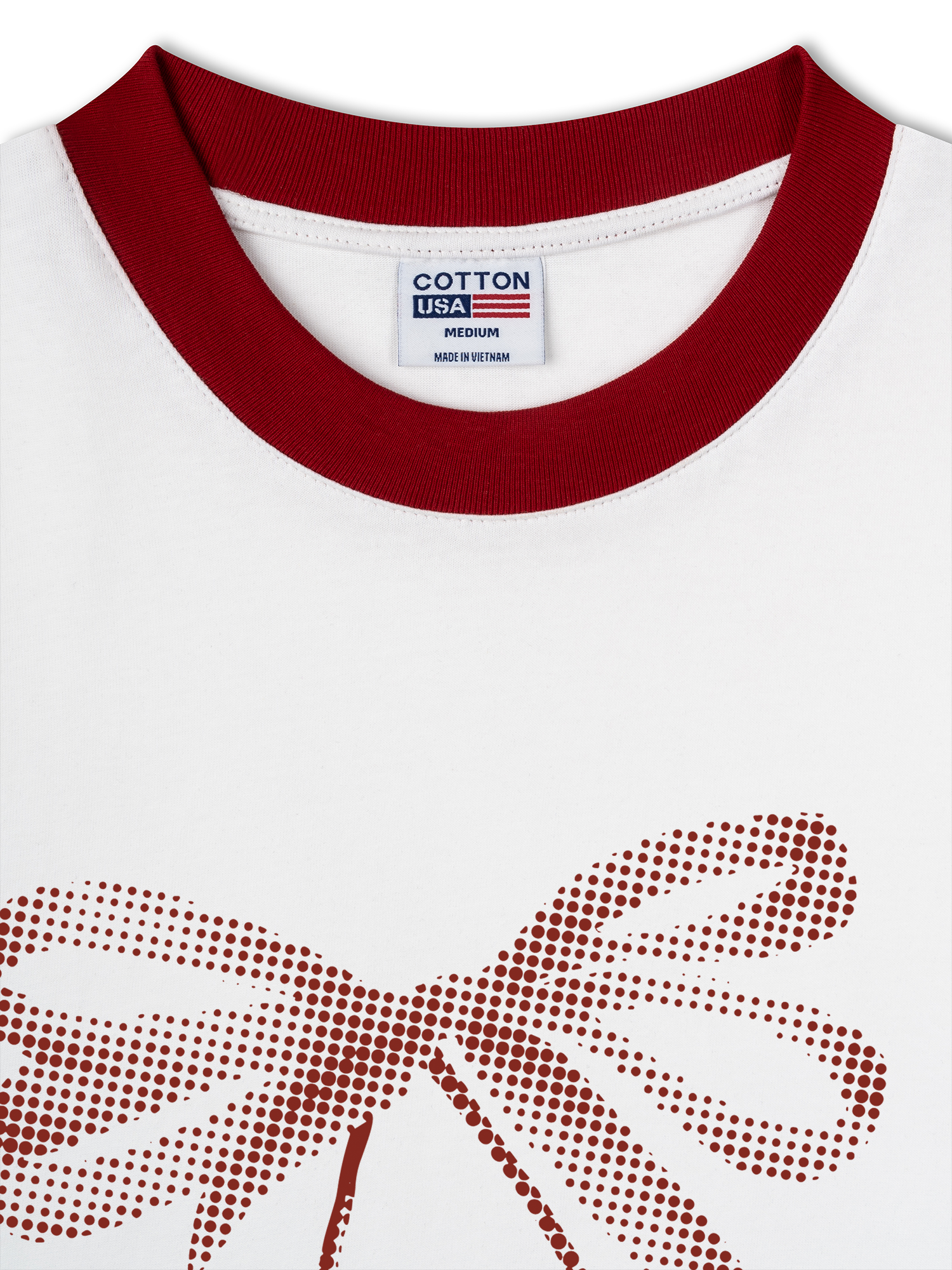 Áo Thun Ringer Relaxed Fit Cherry Bomb Retro