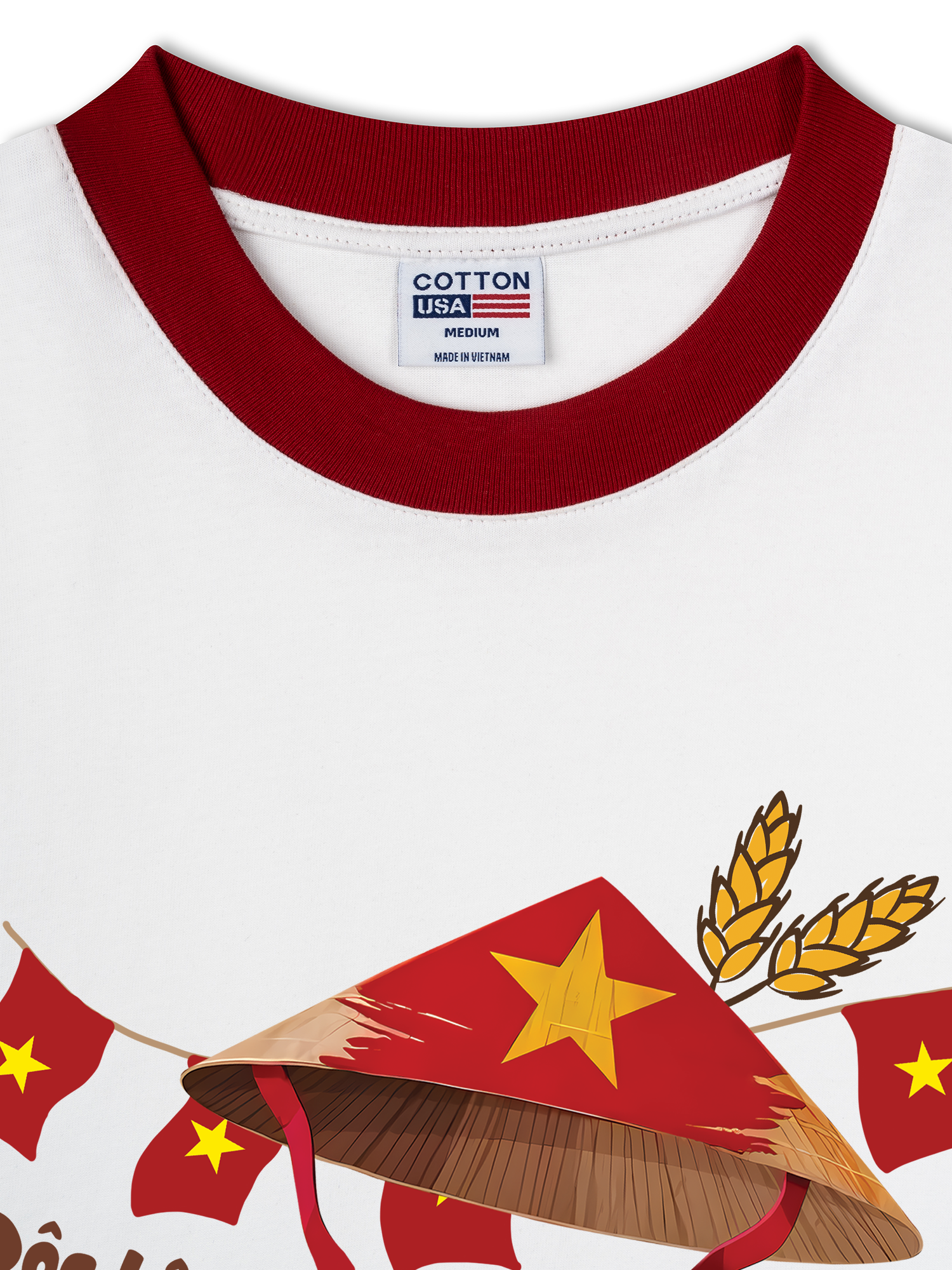 Áo Thun Ringer Relaxed Fit Tuyên Ngôn Độc Lập