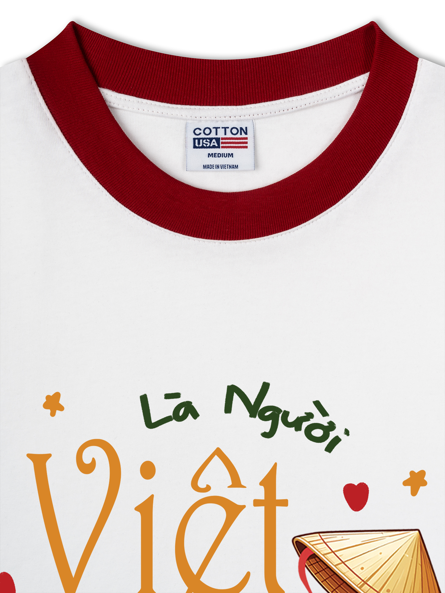 Áo Thun Ringer Relaxed Fit Là Người Việt Nam