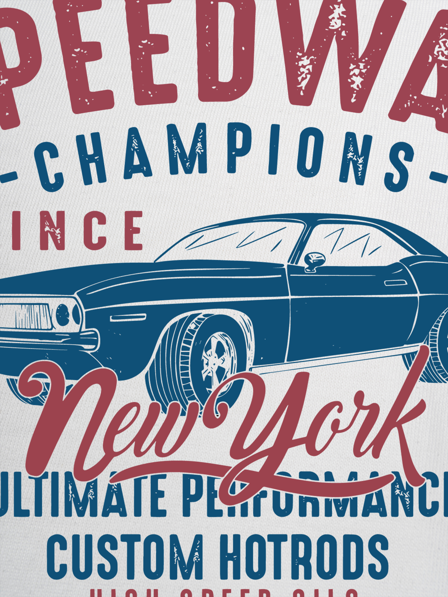 Áo Thun Ringer Relaxed Fit Speed way Champions