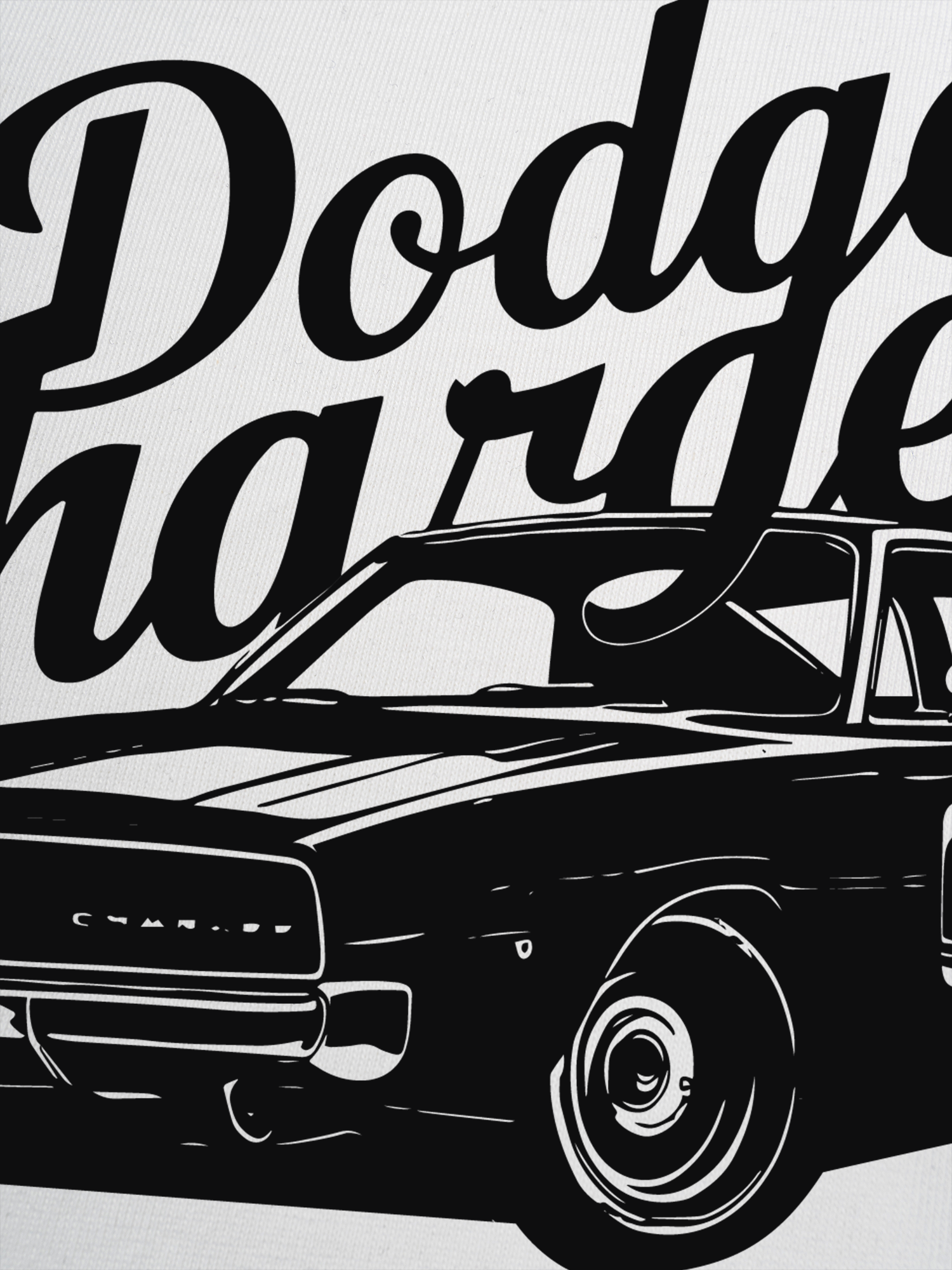 Áo Thun Ringer Relaxed Fit Dodge Charger The Road Belongs to Us