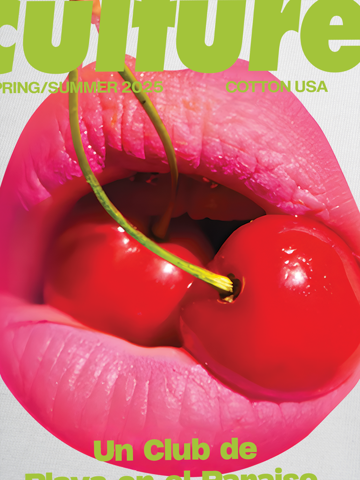 Áo Thun Ringer Relaxed Fit Tropical Culture Cherry Lip