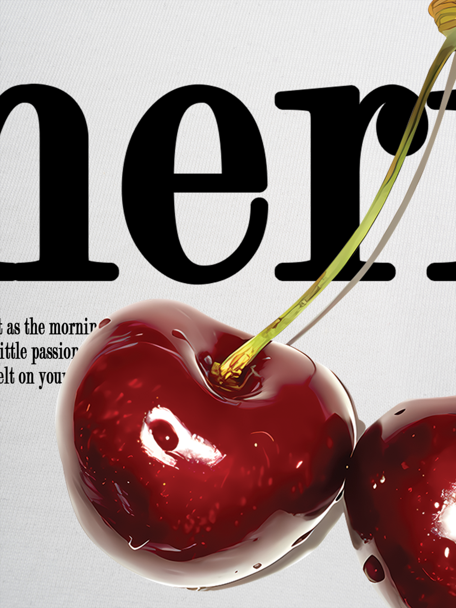 Áo Thun Ringer Relaxed Fit Cherry Fresh