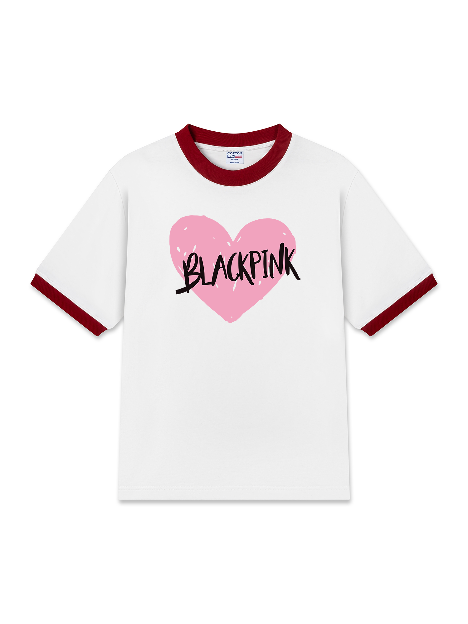 Áo Thun Ringer Relaxed Fit BlackPink