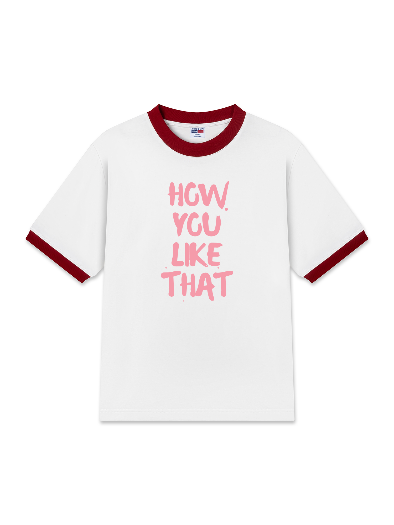 Áo Thun Ringer Relaxed Fit BlackPink How You Like That