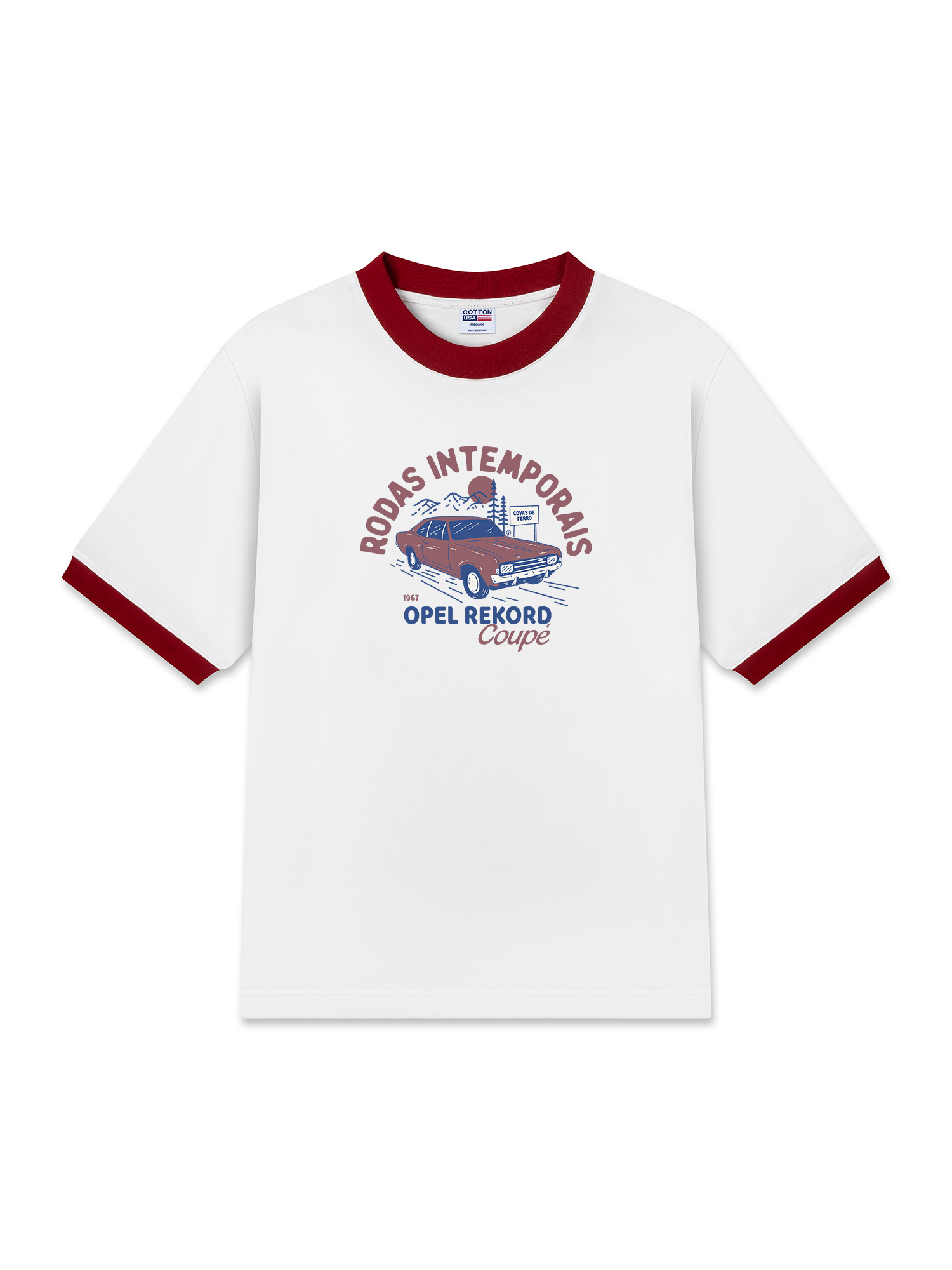 Áo Thun Ringer Relaxed Fit Road intempoais