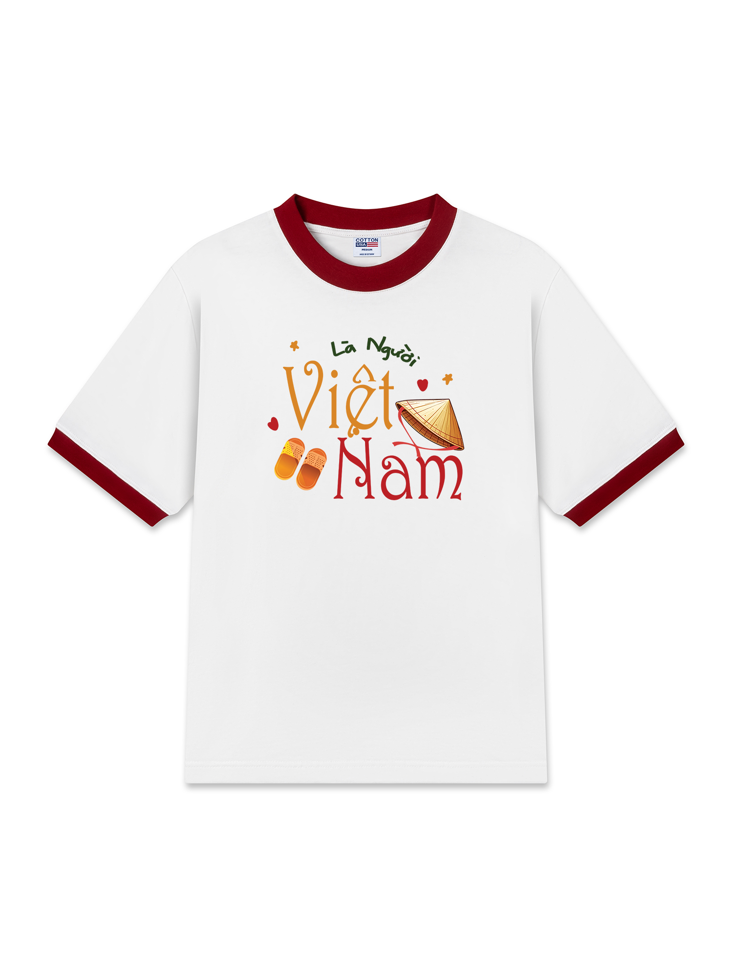 Áo Thun Ringer Relaxed Fit Là Người Việt Nam