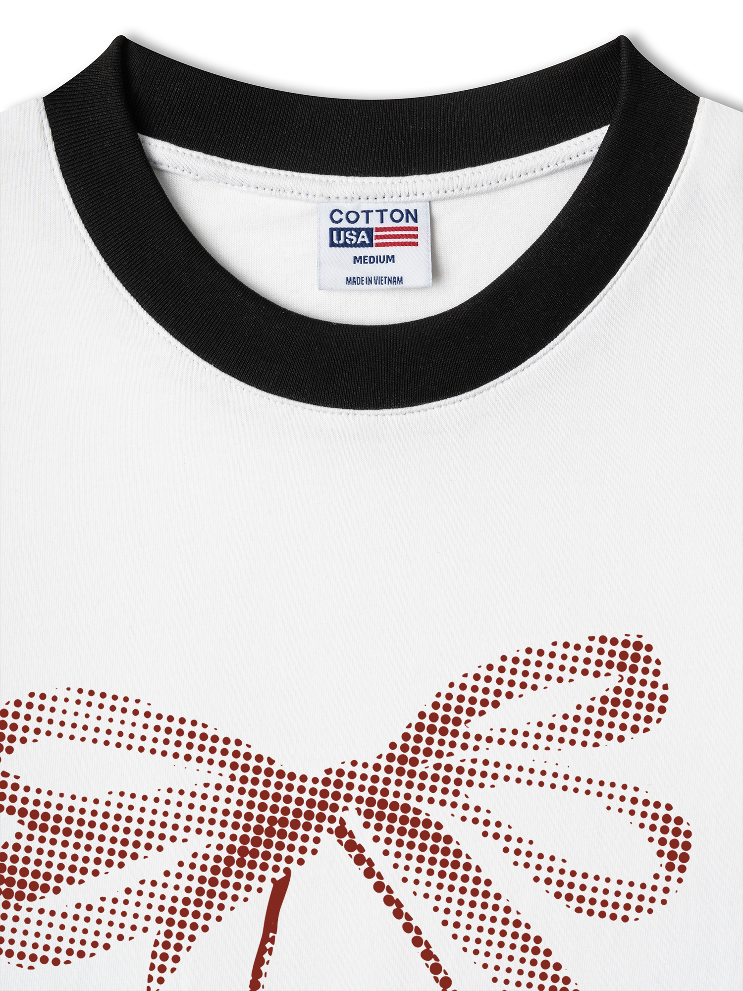 Áo Thun Ringer Relaxed Fit Cherry Bomb Retro