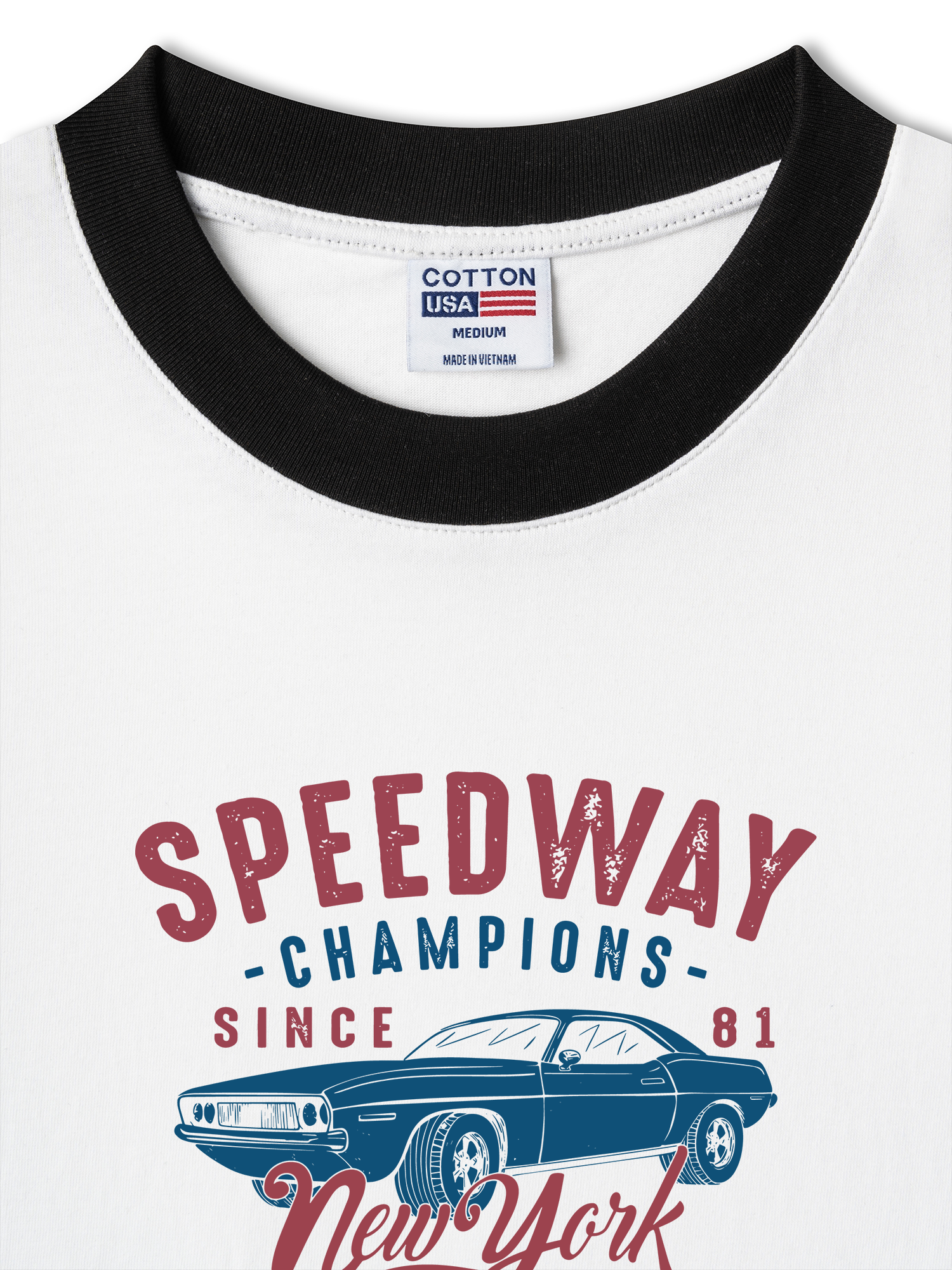 Áo Thun Ringer Relaxed Fit Speed way Champions