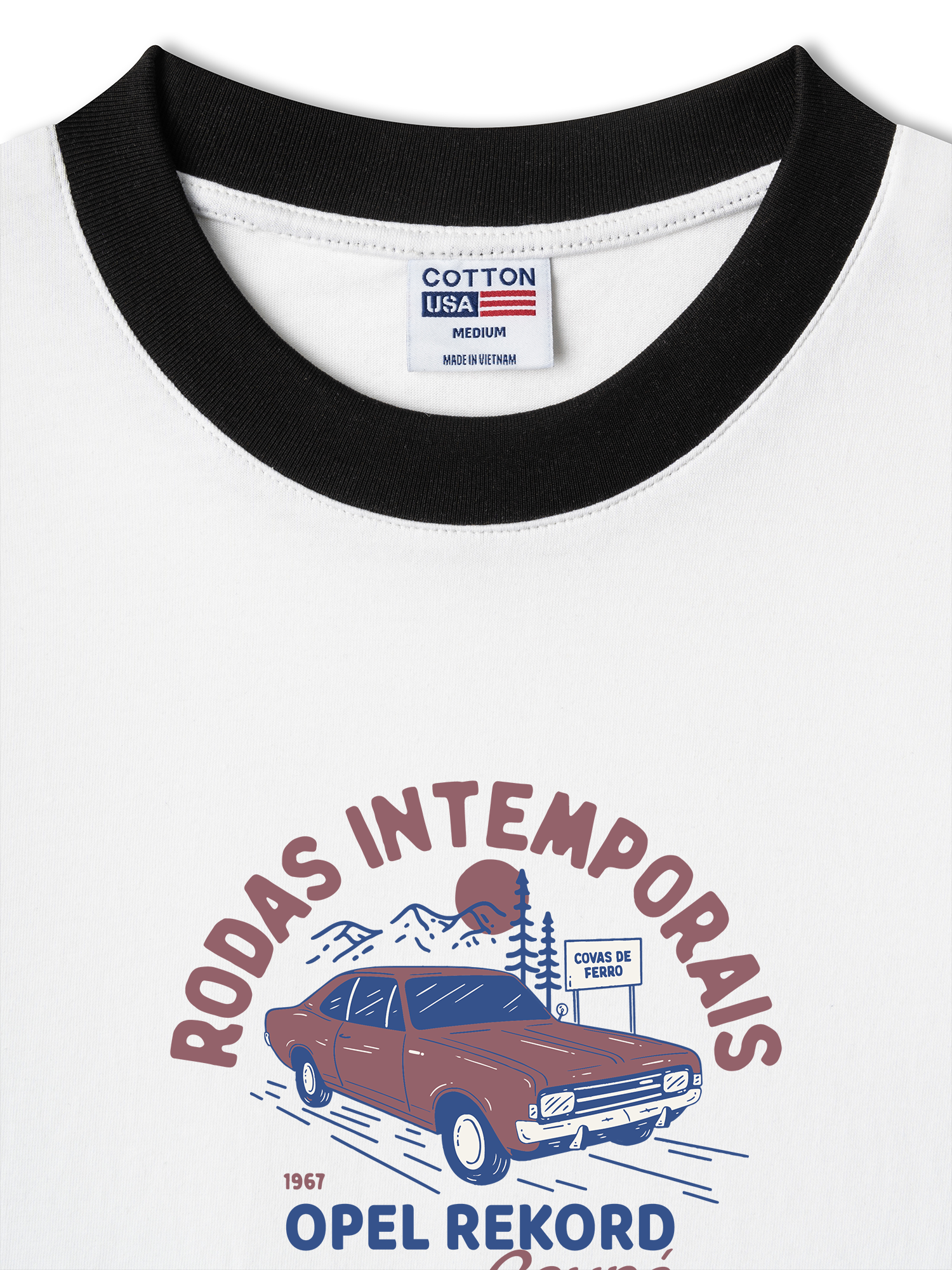 Áo Thun Ringer Relaxed Fit Road intempoais