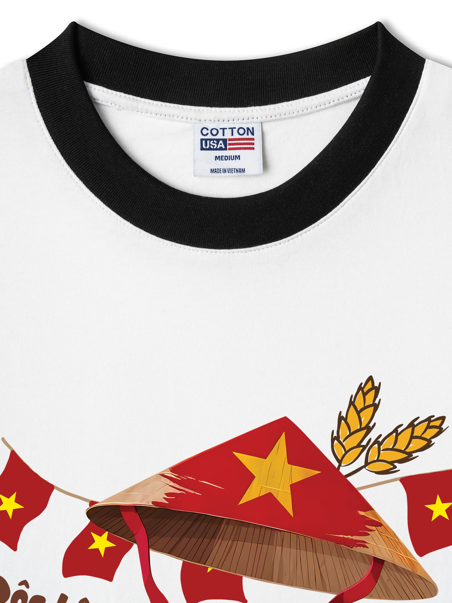 Áo Thun Ringer Relaxed Fit Tuyên Ngôn Độc Lập