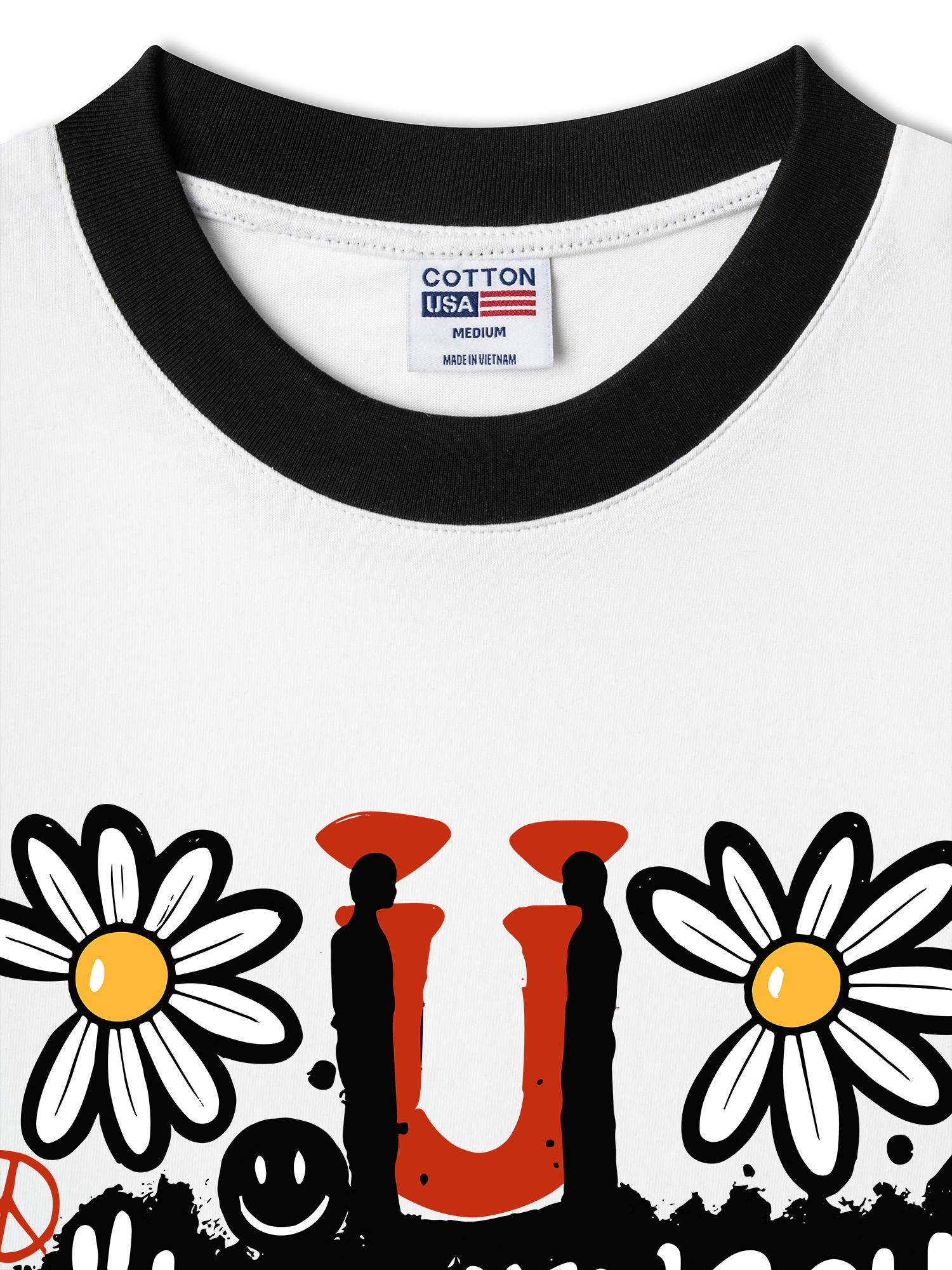 Áo Thun Ringer Relaxed Fit GD World Tour 2025