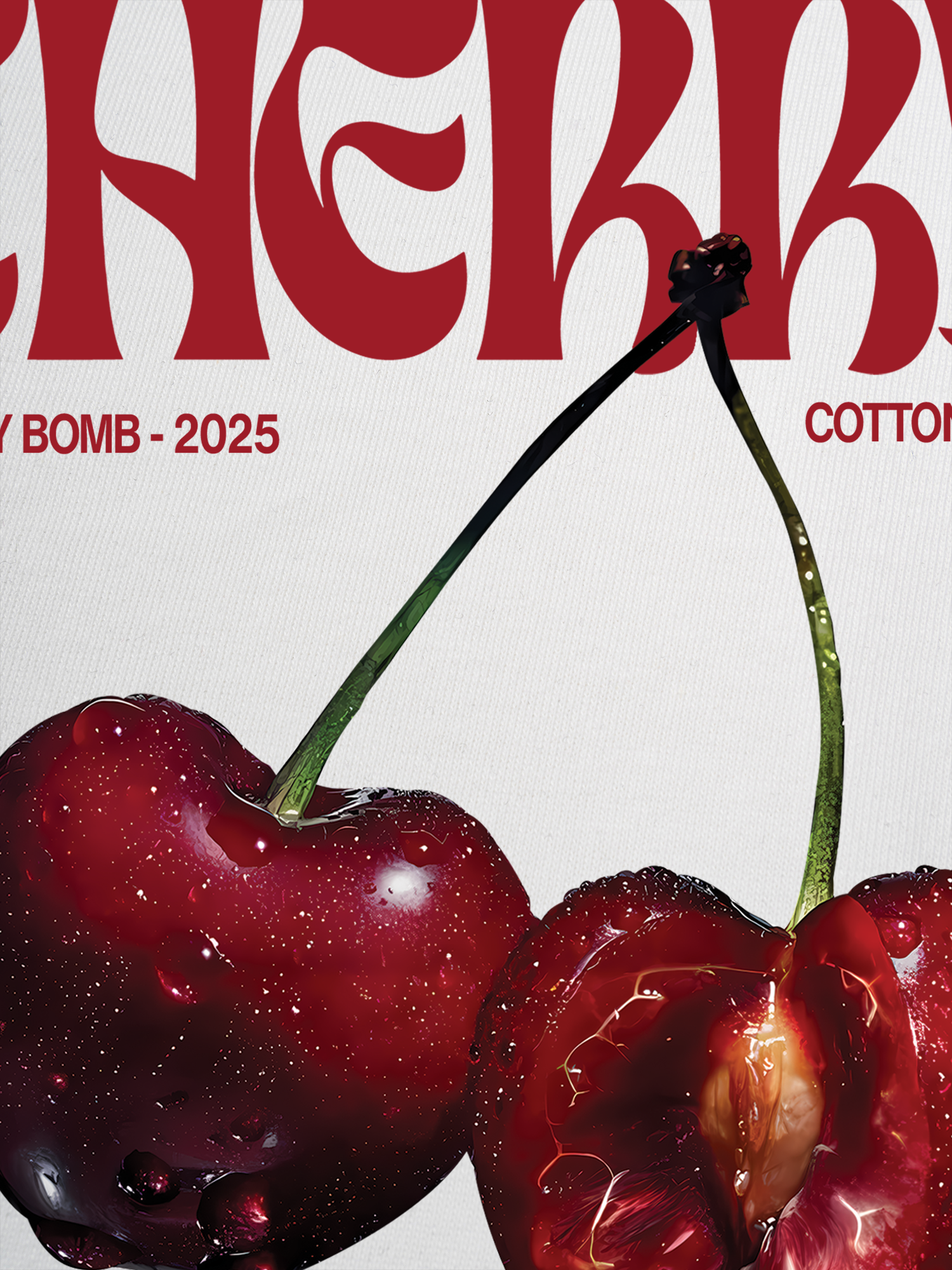 Áo Thun Ringer Relaxed Fit Cherry Freshty Fruit