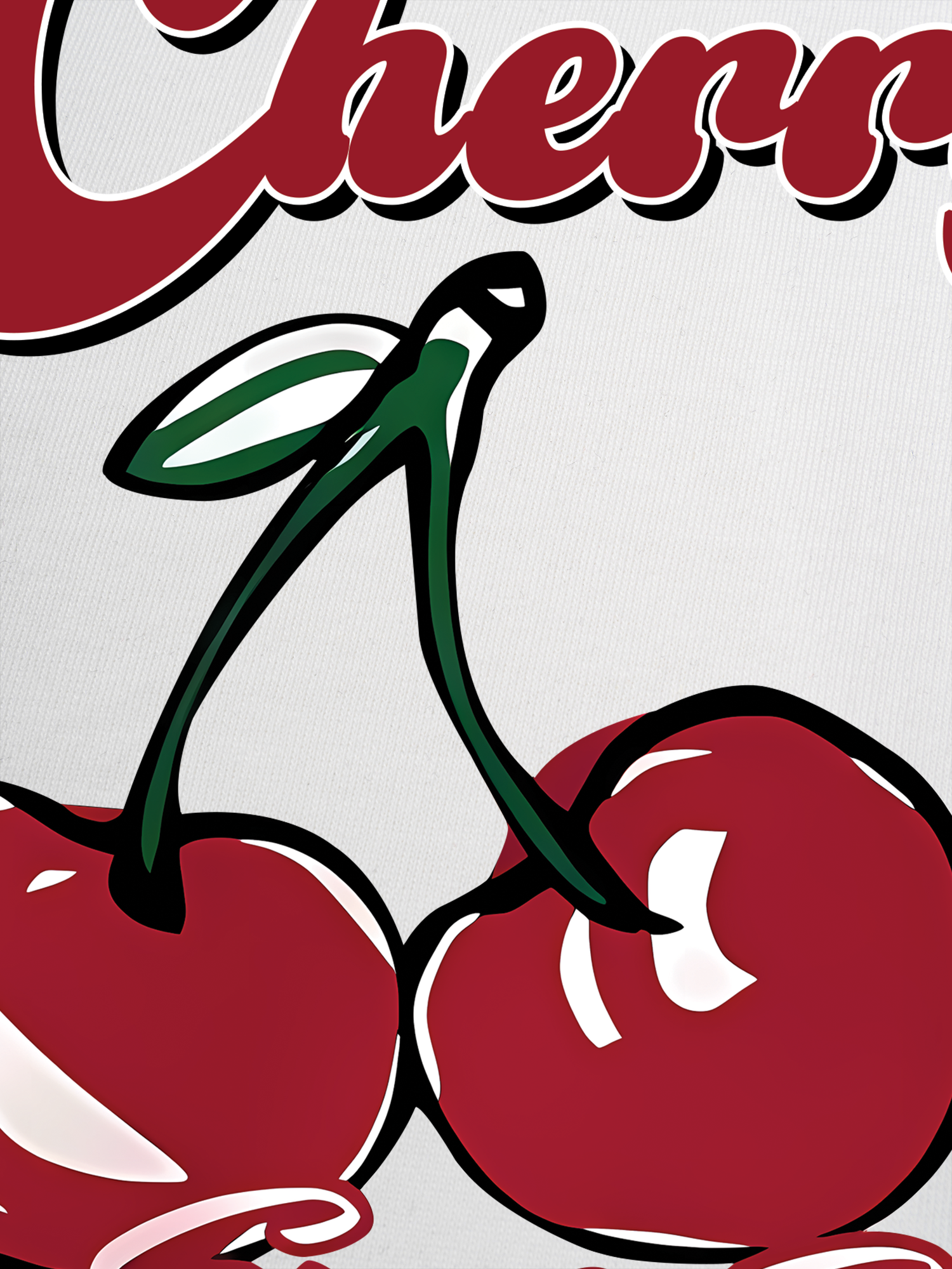 Áo Thun Ringer Relaxed Fit Cherry Sweet Girl