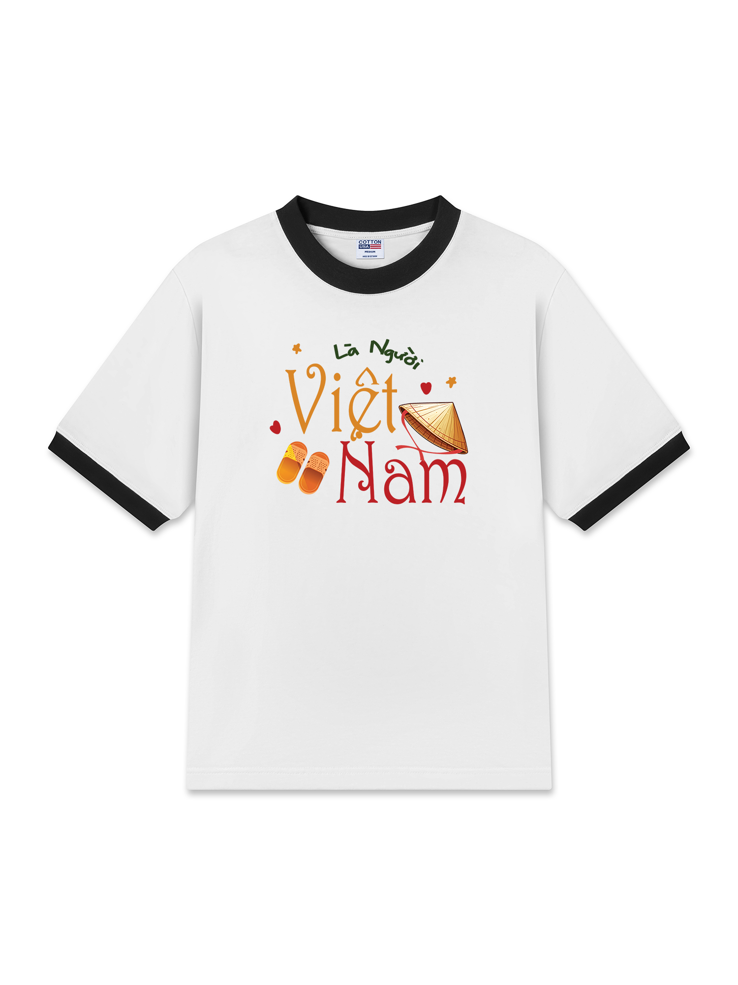 Áo Thun Ringer Relaxed Fit Là Người Việt Nam