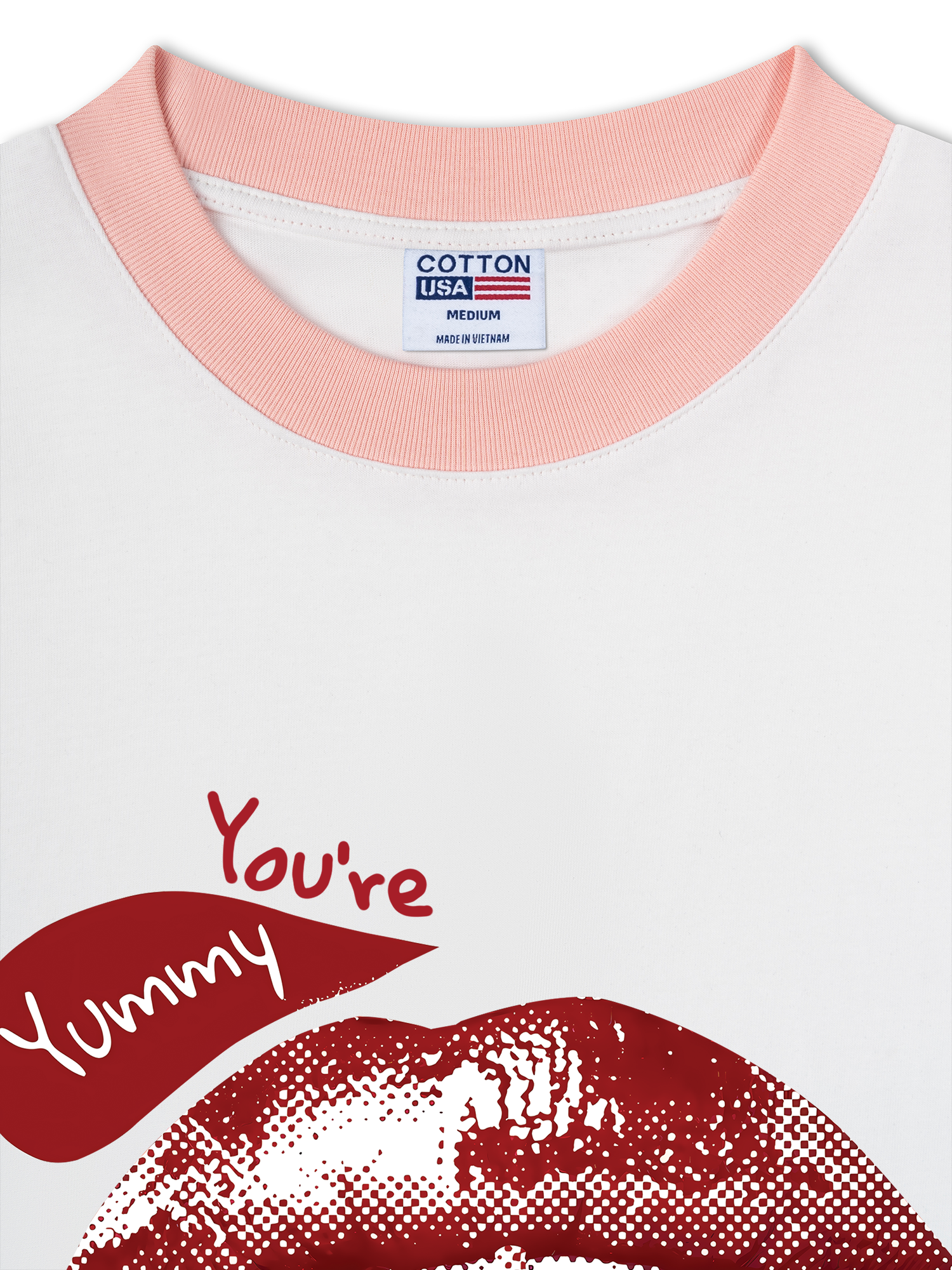 Áo Thun Ringer Relaxed Fit Cherry You_re Yummy