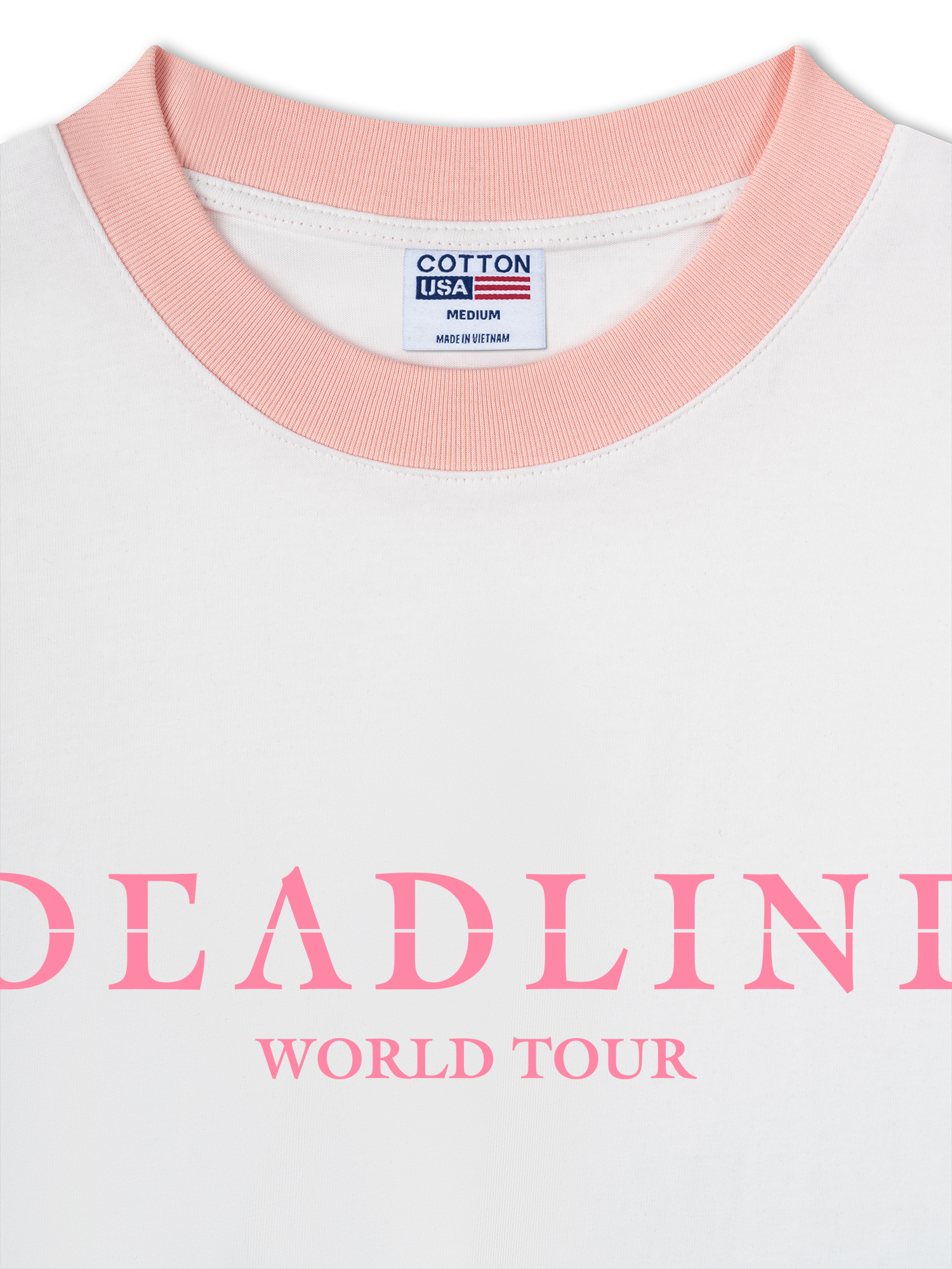 Áo Thun Ringer Relaxed Fit Idols Dead Line World Tour