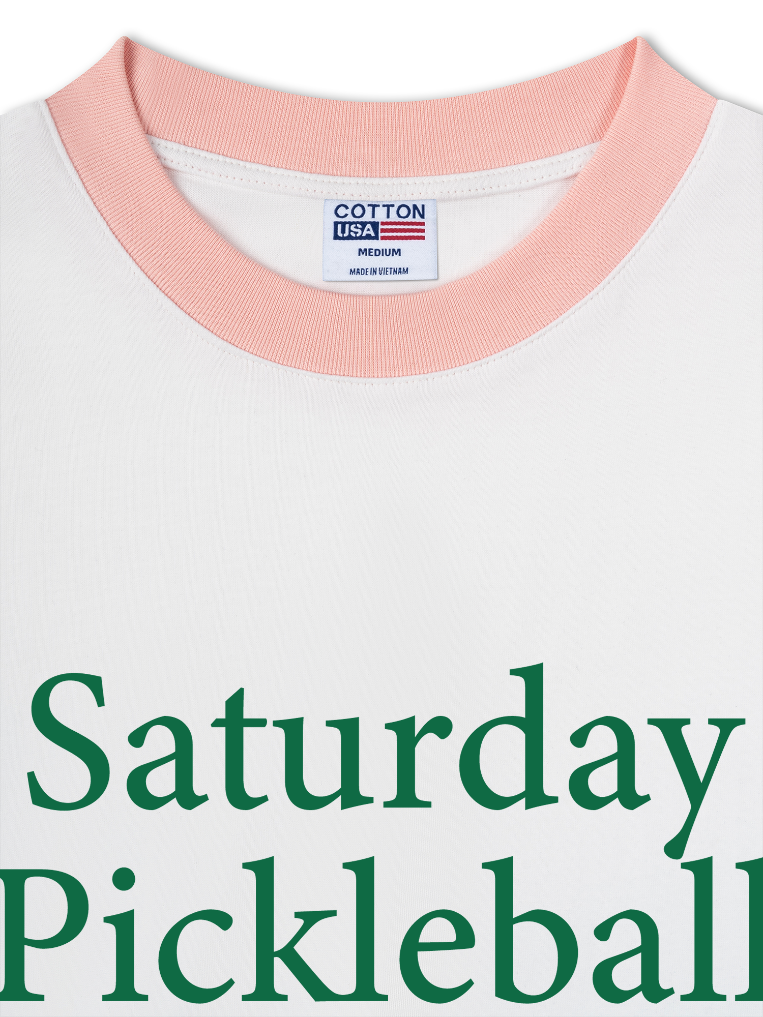 Áo Thun Ringer Relaxed Fit Saturday Pickleball Club