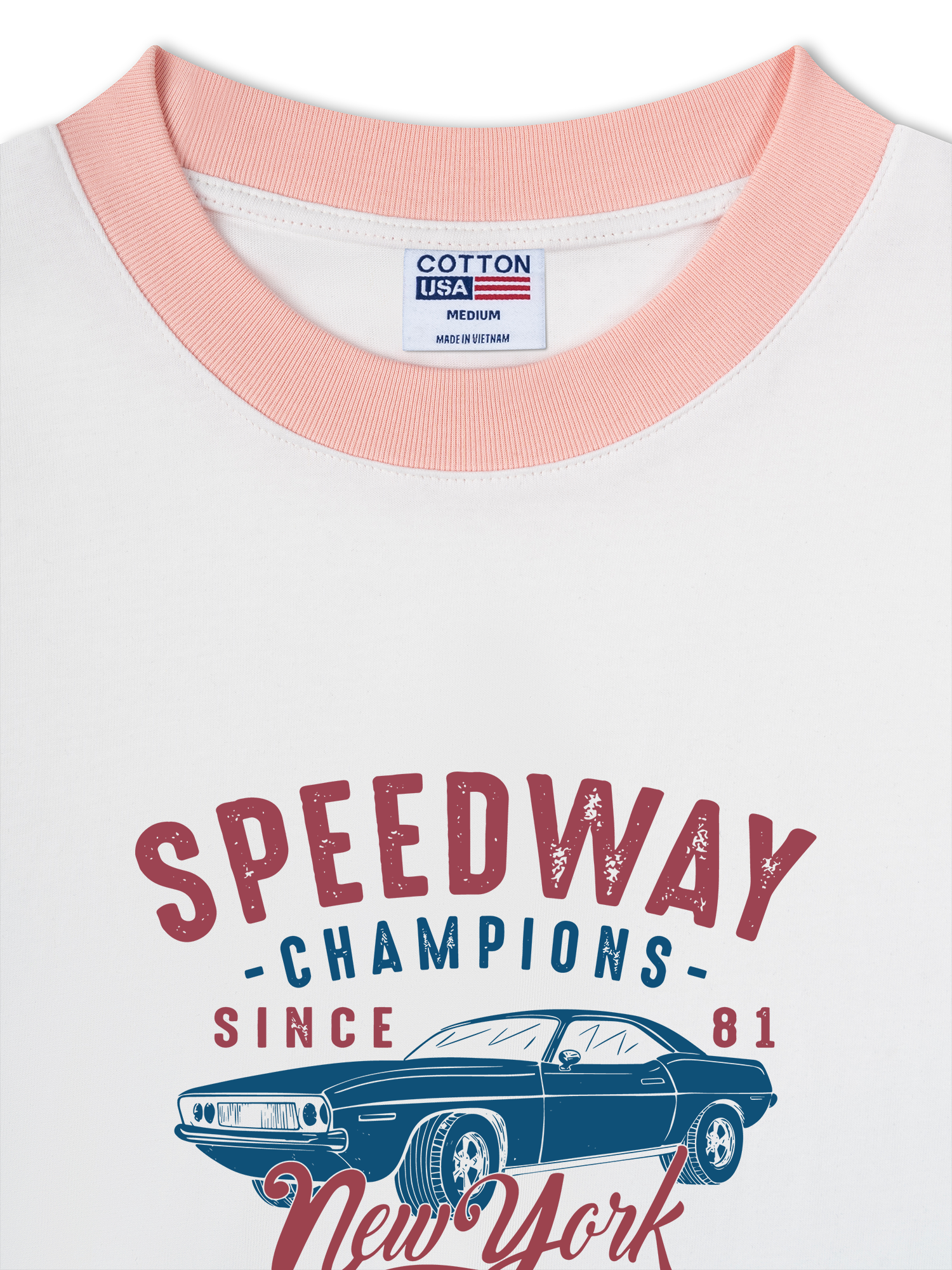 Áo Thun Ringer Relaxed Fit Speed way Champions