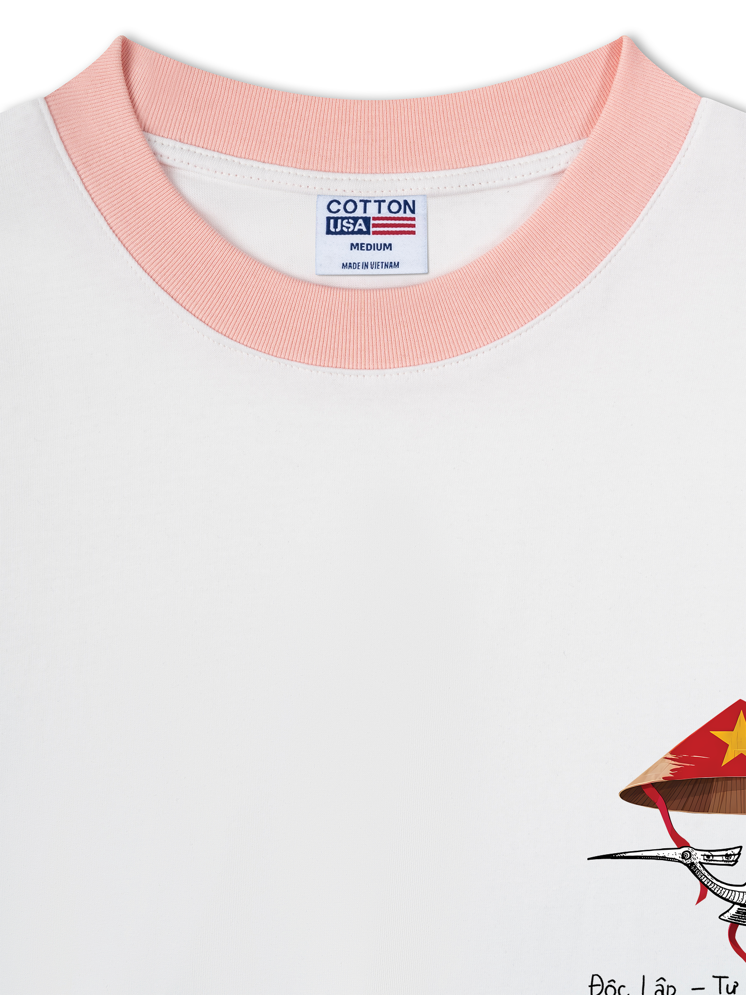 Áo Thun Ringer Relaxed Fit Độc Lập - Tự Do - Hạnh Phúc 2