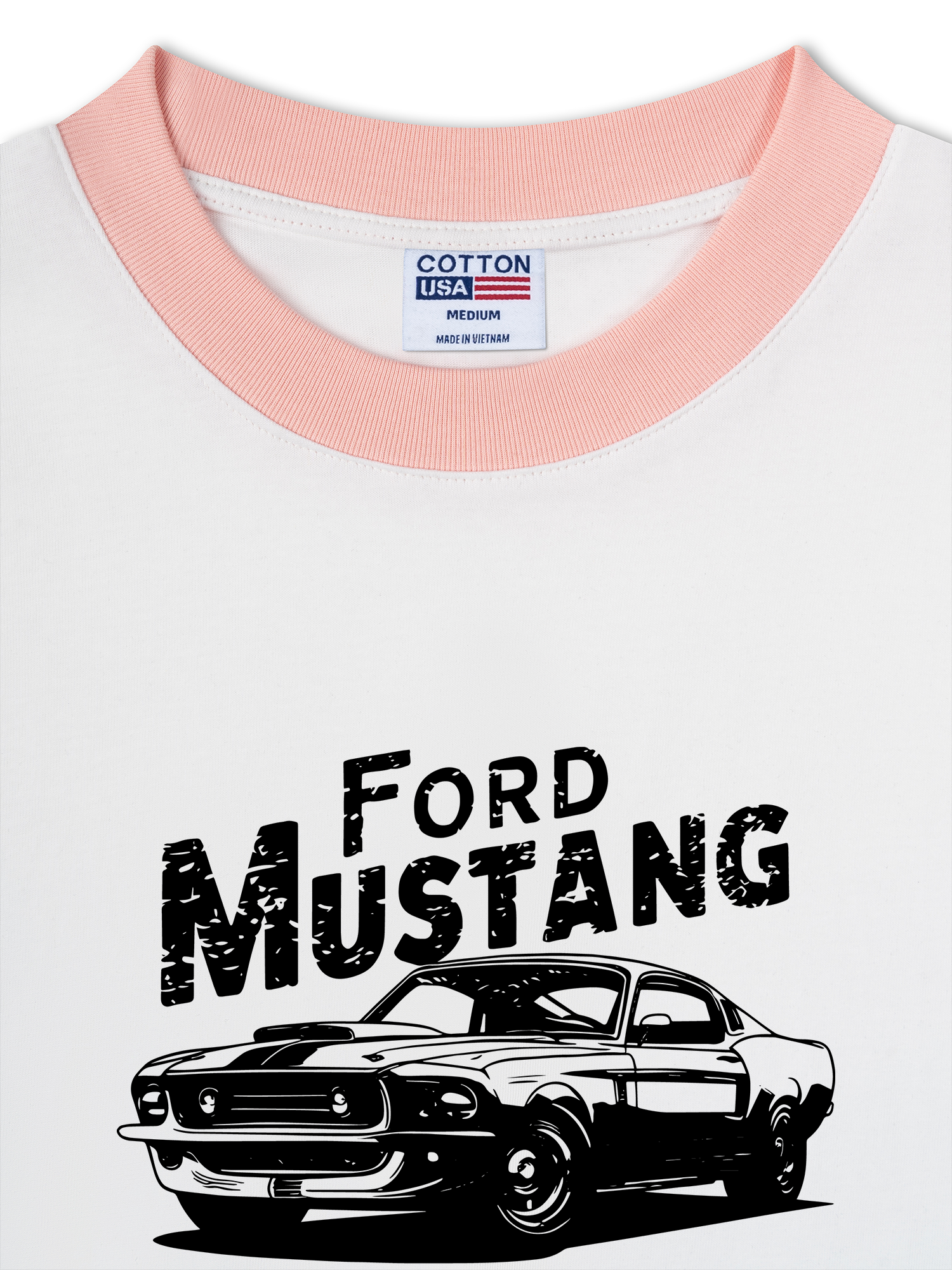 Áo Thun Ringer Relaxed Fit Midnight Charger The Legend Never Dies