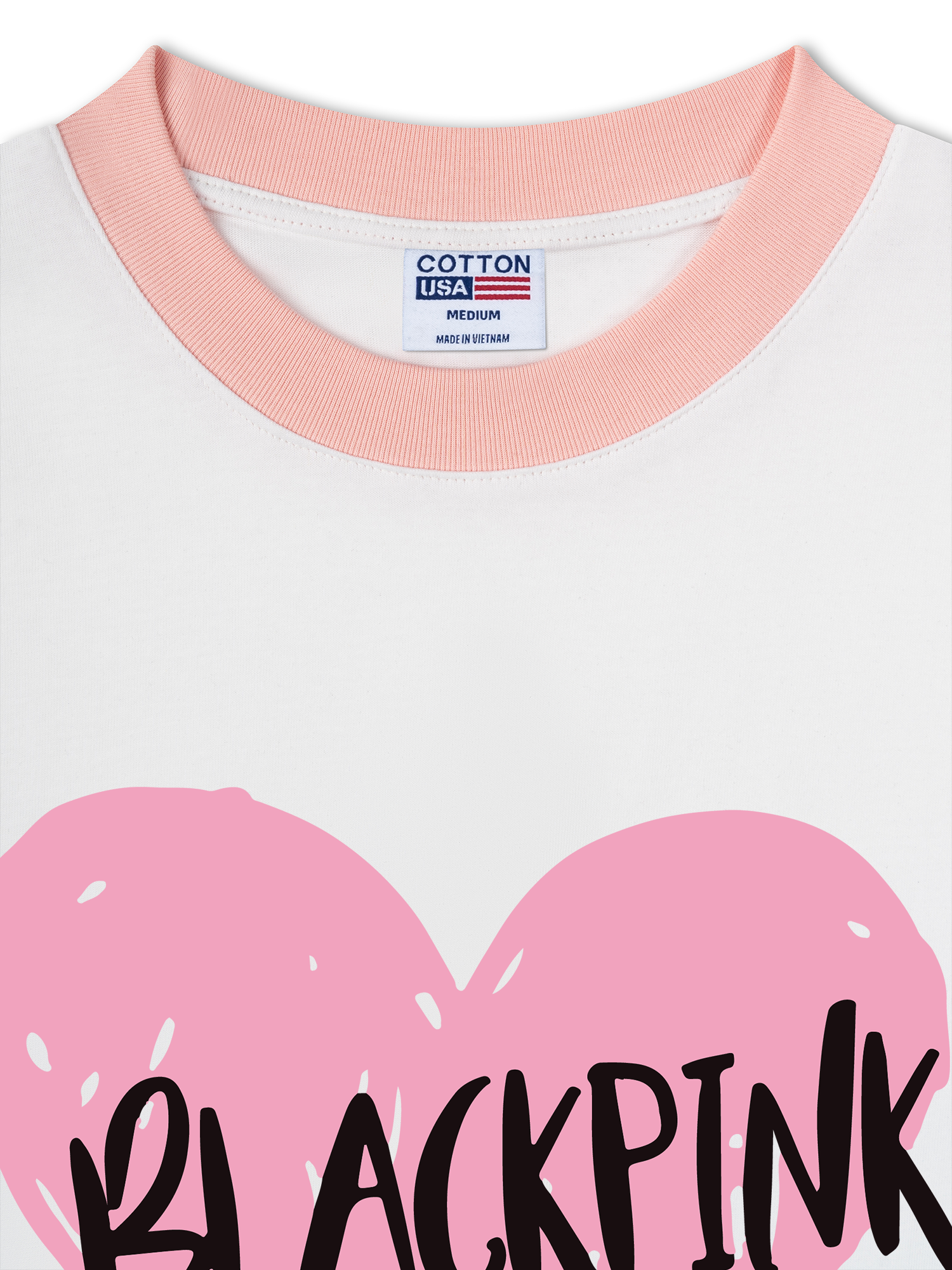 Áo Thun Ringer Relaxed Fit BlackPink