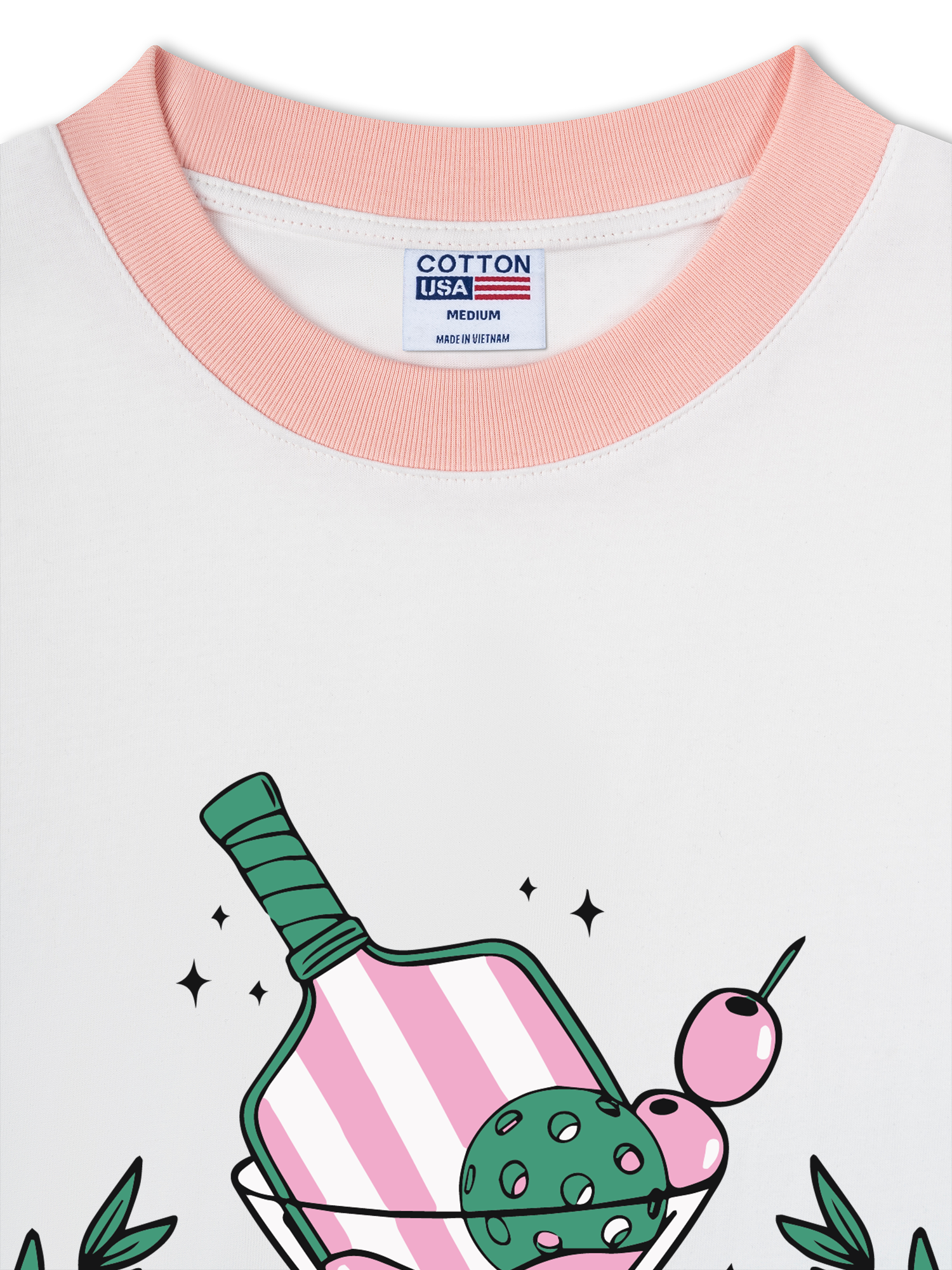 Áo Thun Ringer Relaxed Fit Pickleball Club