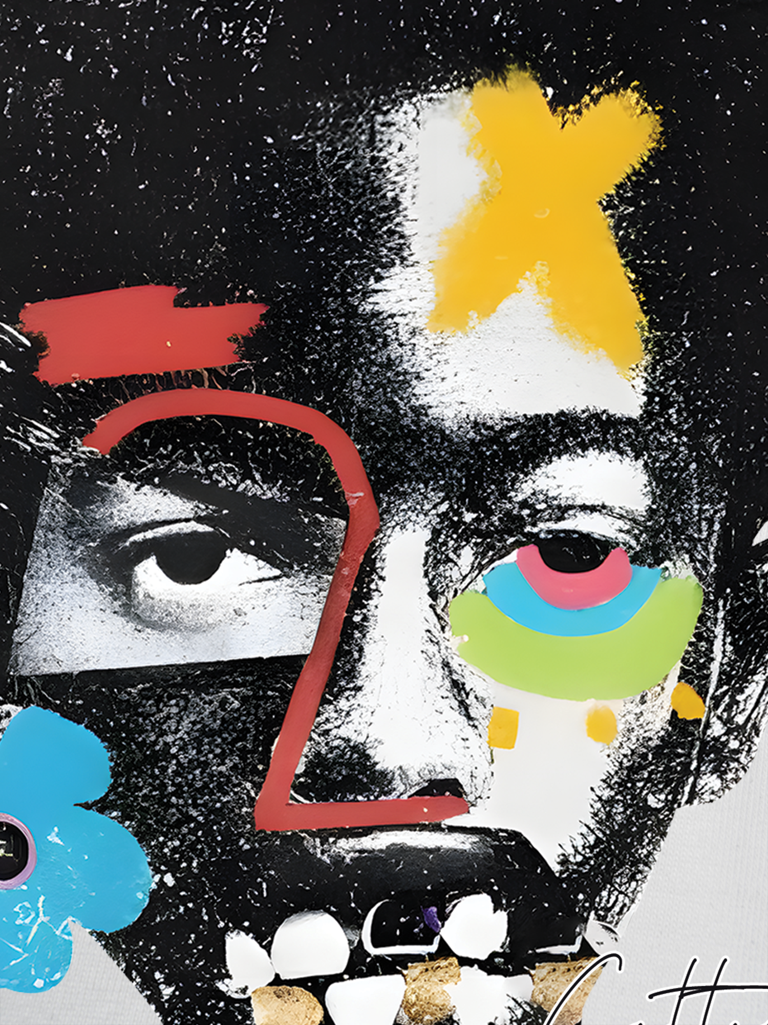 Áo Thun Ringer Relaxed Fit Rapper Multi Element Cotton USA