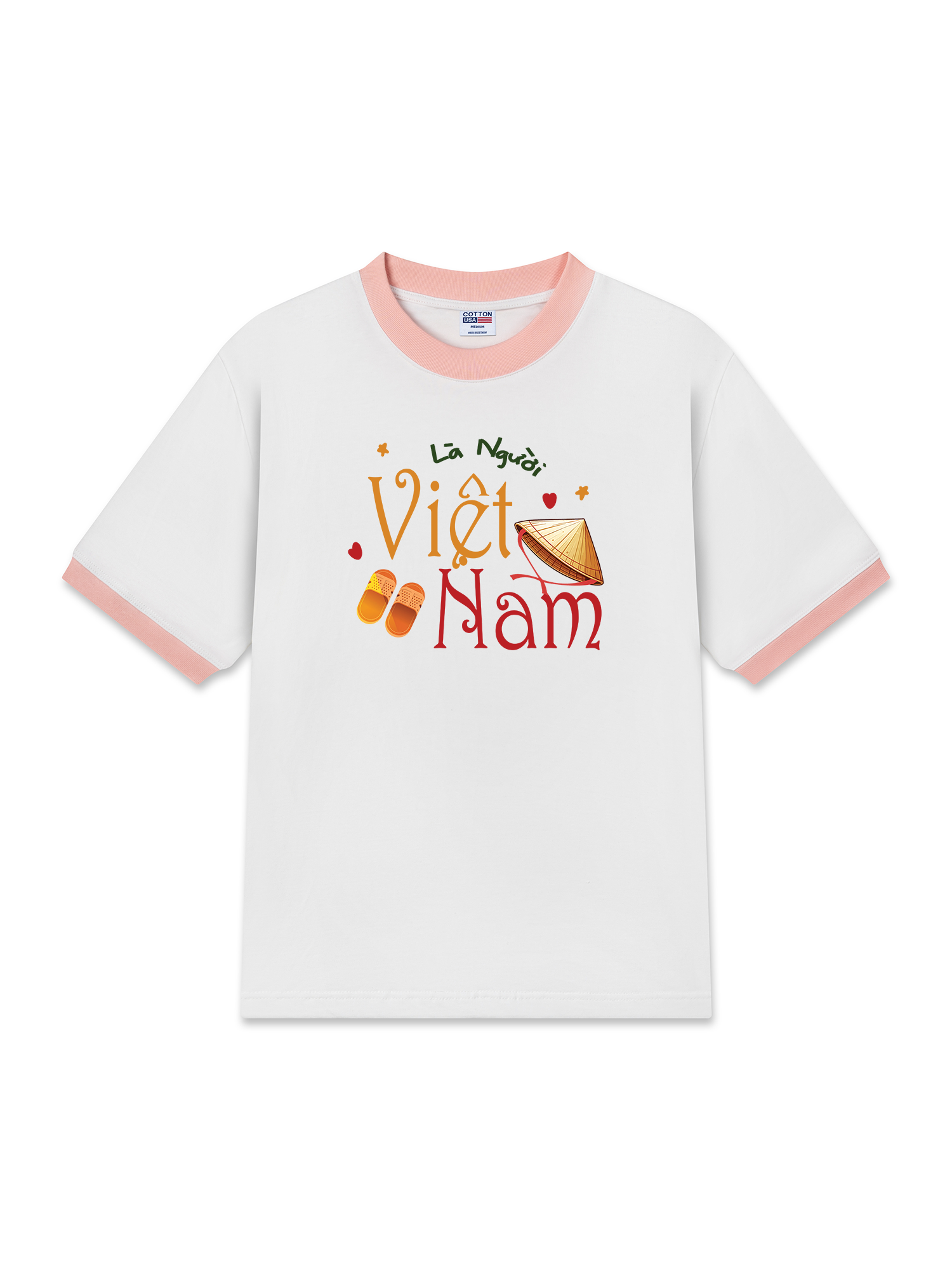 Áo Thun Ringer Relaxed Fit Là Người Việt Nam