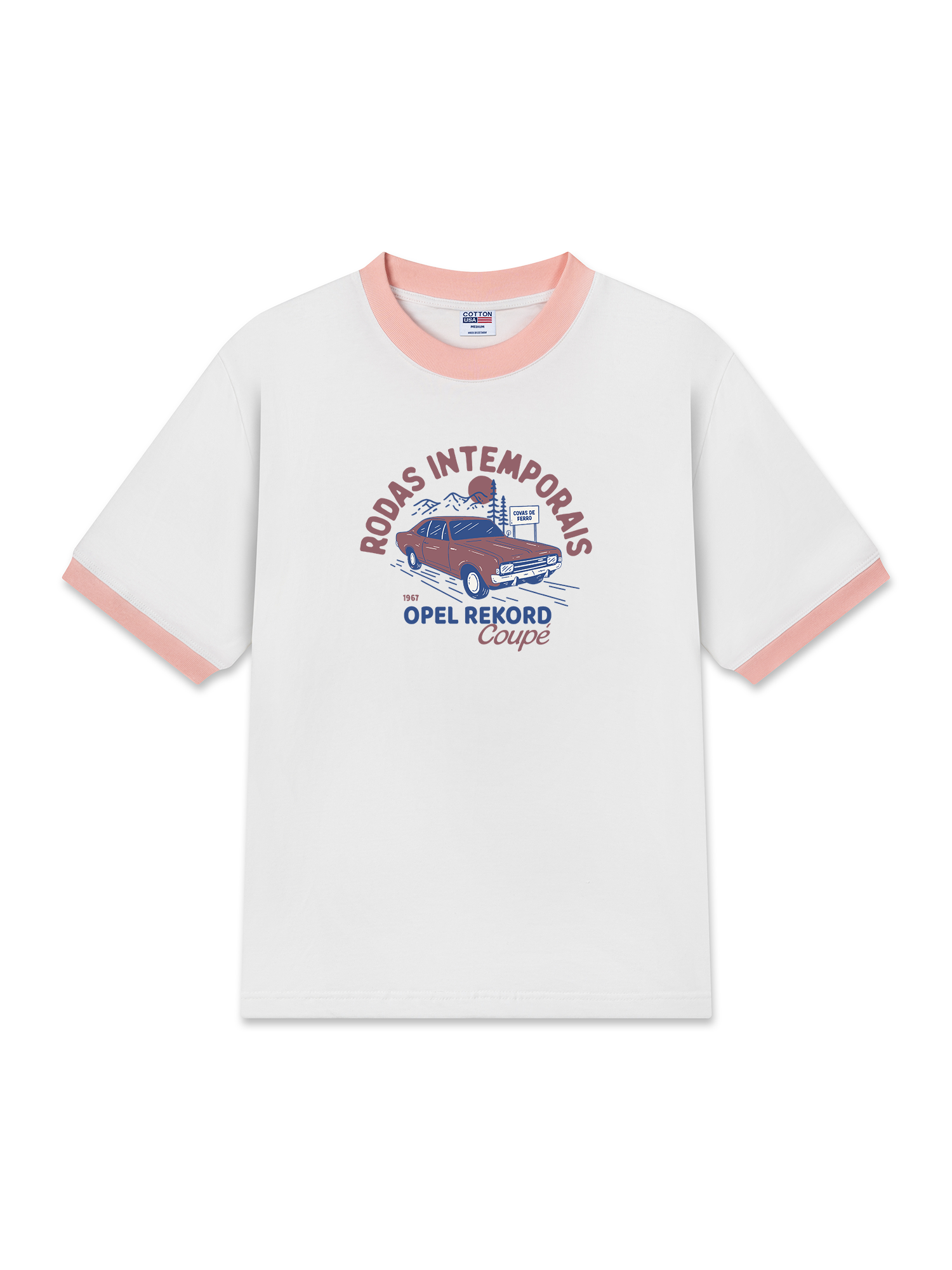 Áo Thun Ringer Relaxed Fit Road intempoais