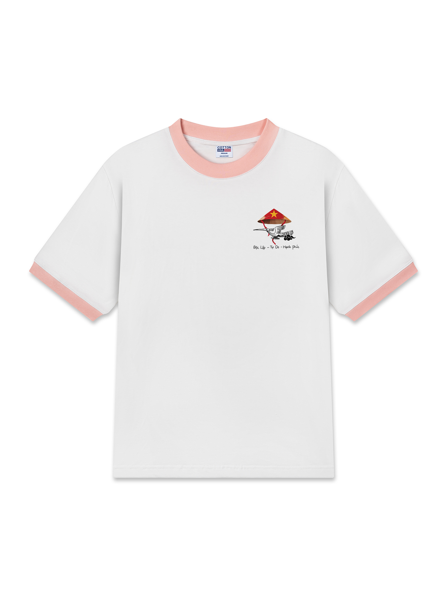 Áo Thun Ringer Relaxed Fit Độc Lập - Tự Do - Hạnh Phúc 2