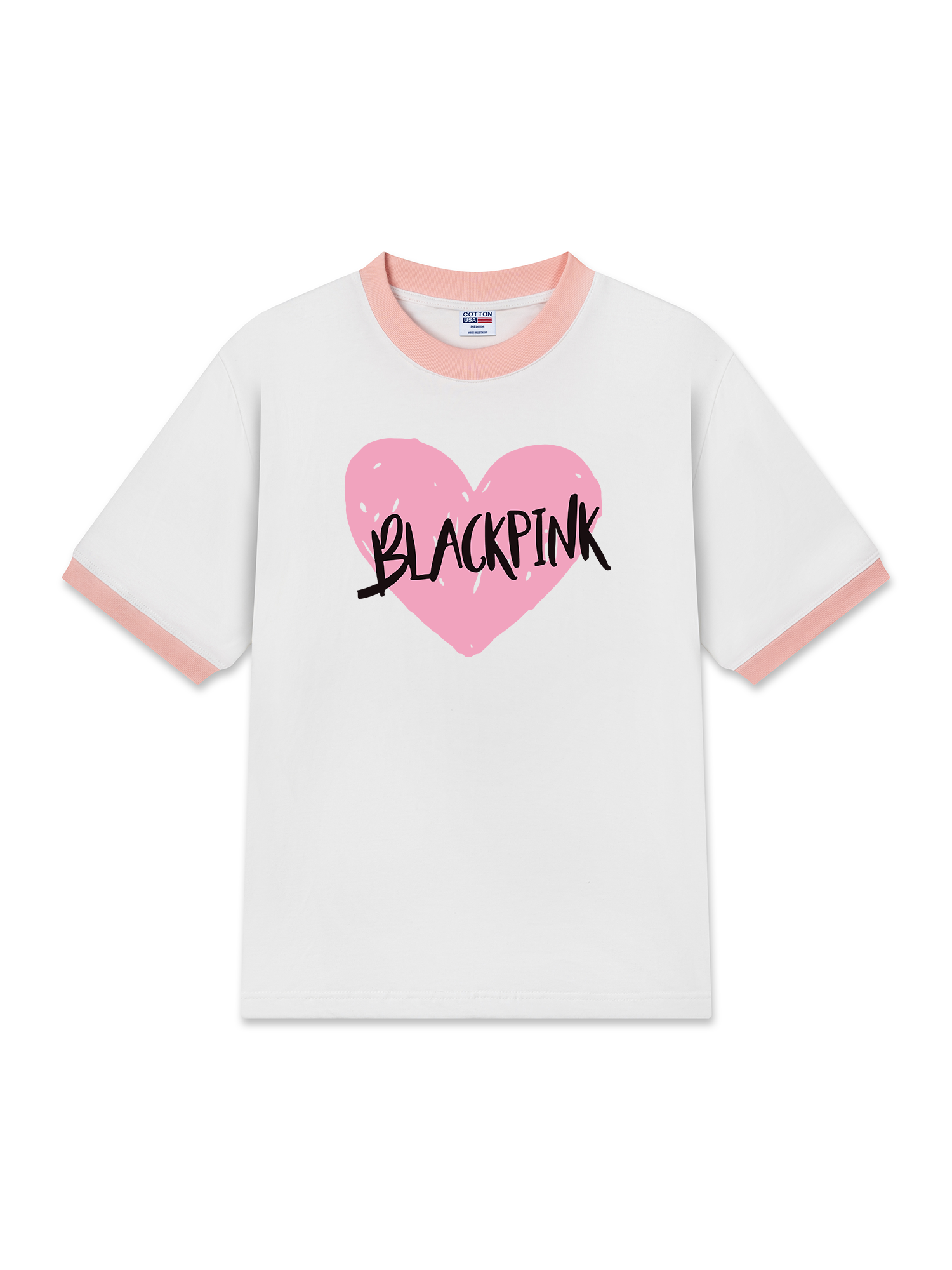 Áo Thun Ringer Relaxed Fit BlackPink