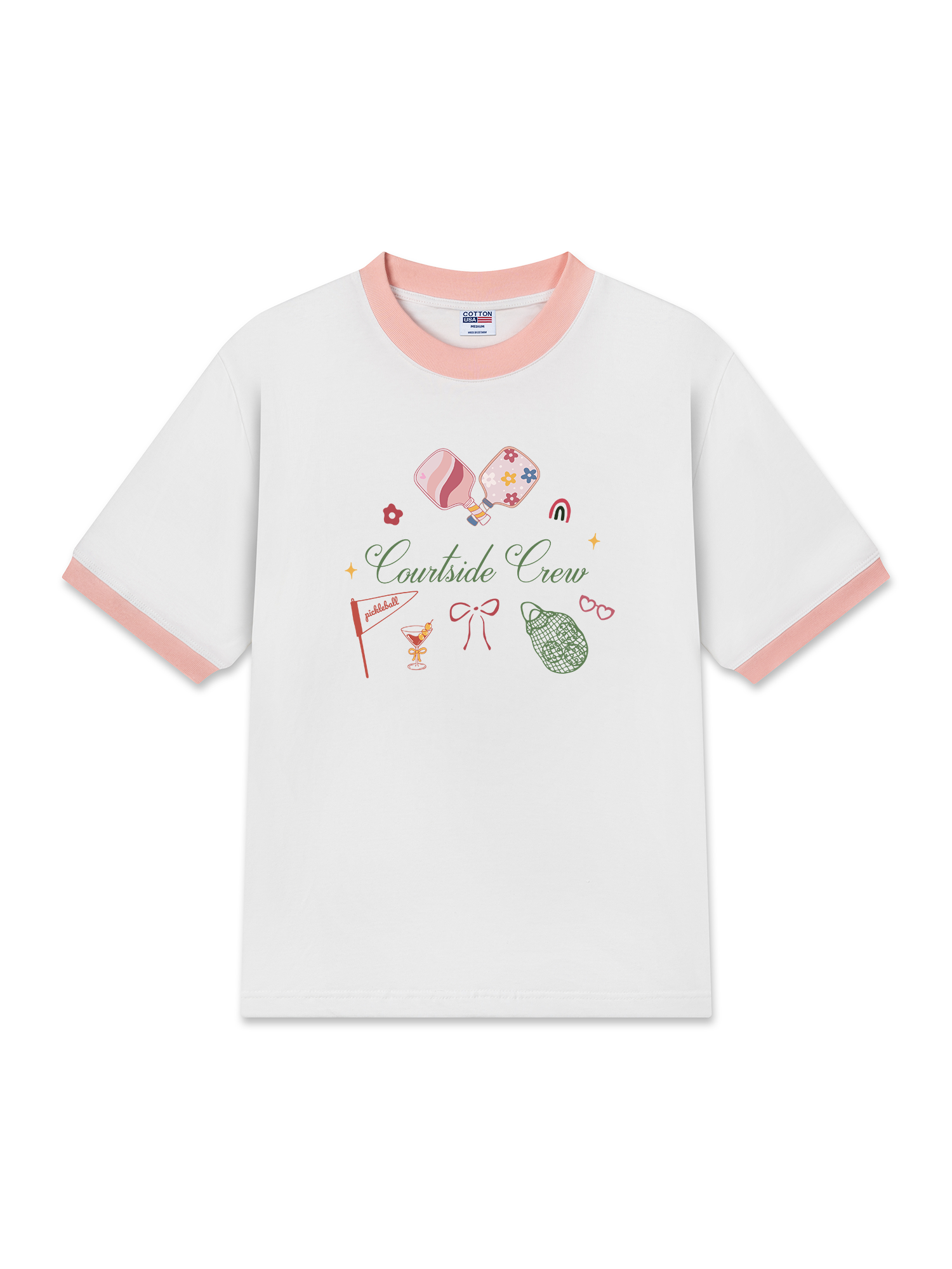 Áo Thun Ringer Relaxed Fit Coutside Crew