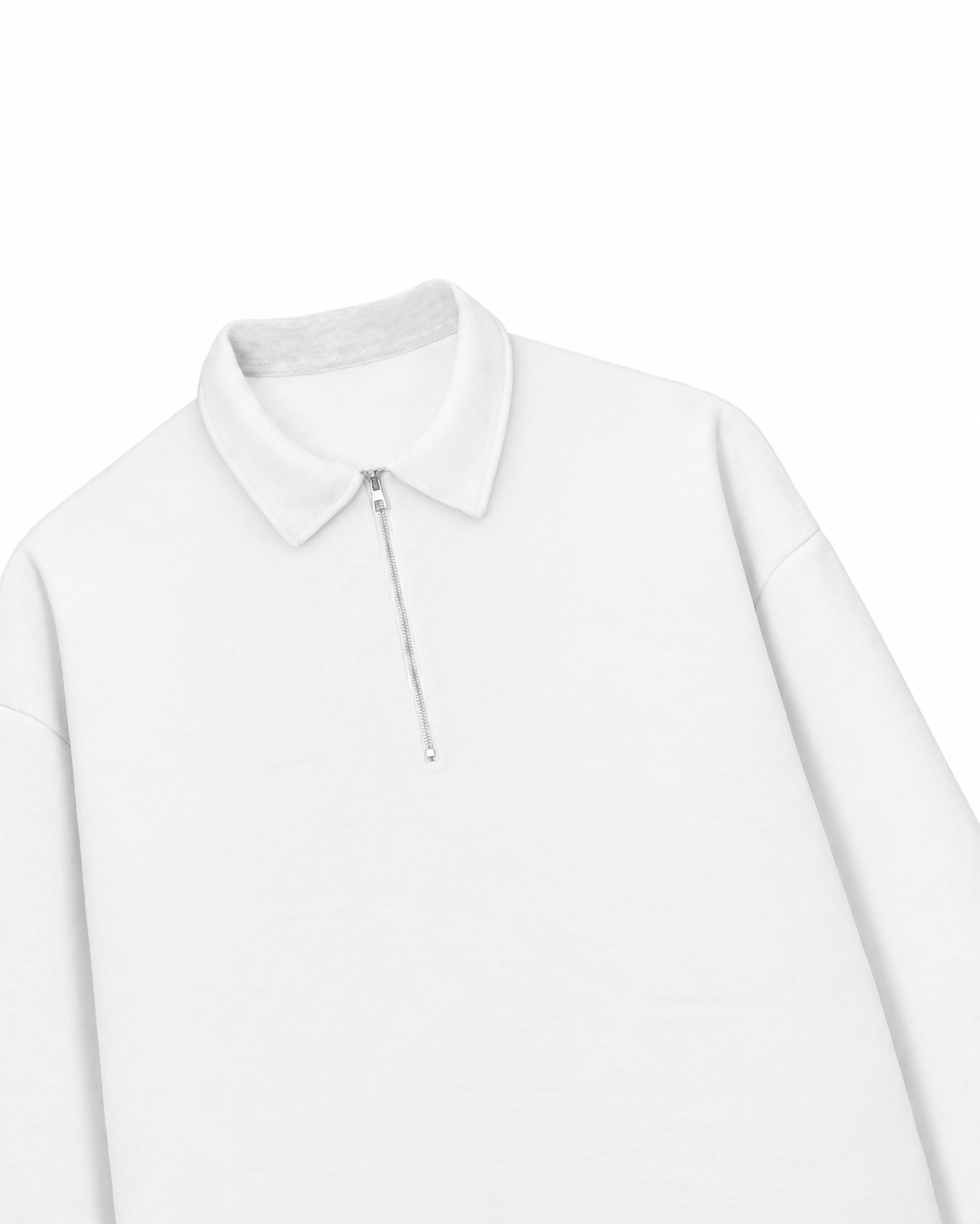 Áo Sweater Polo Nỉ Hai Da Cotton USA Basic