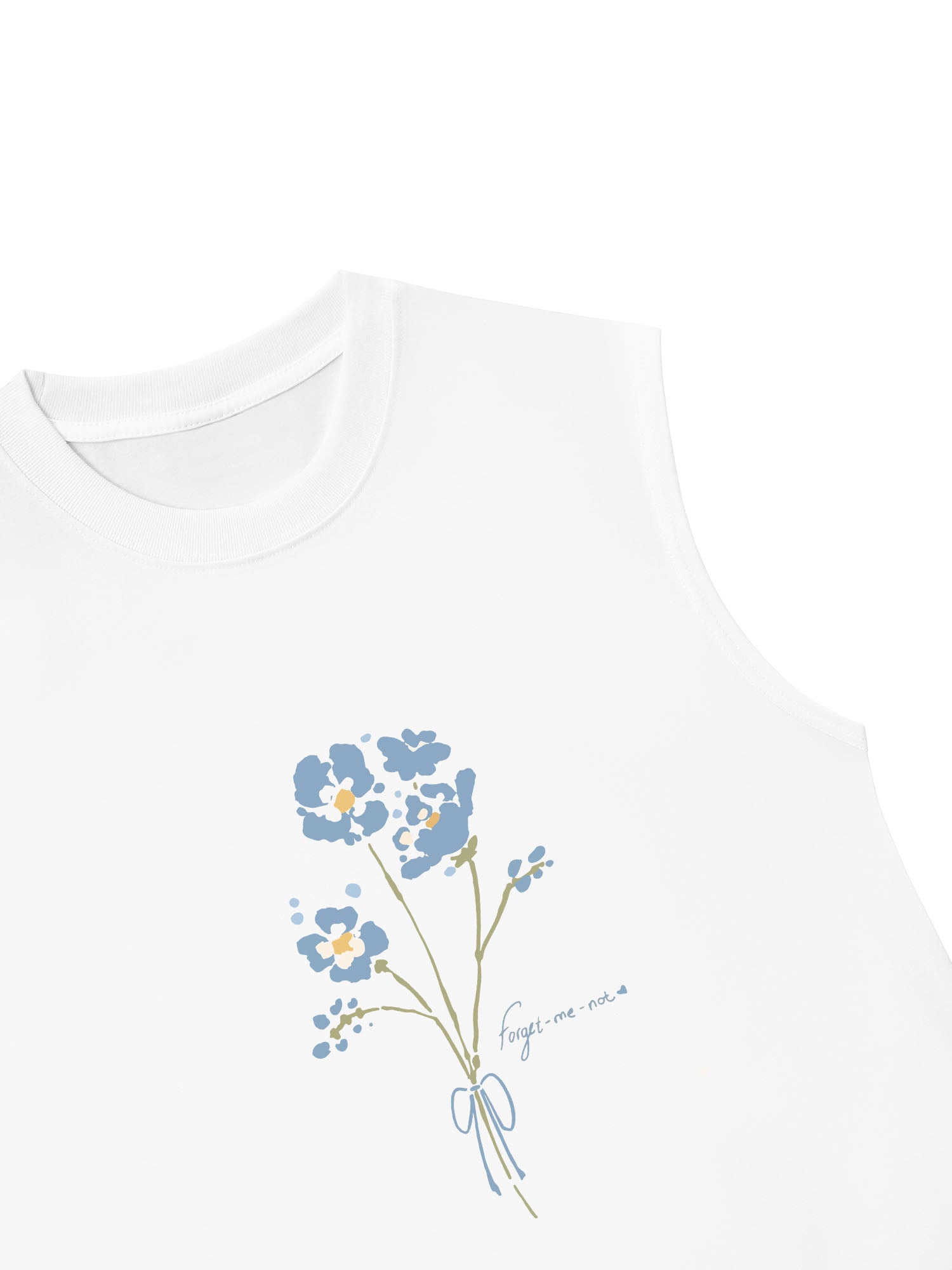 Áo Ba Lỗ Relaxed Fit Forget Me Not