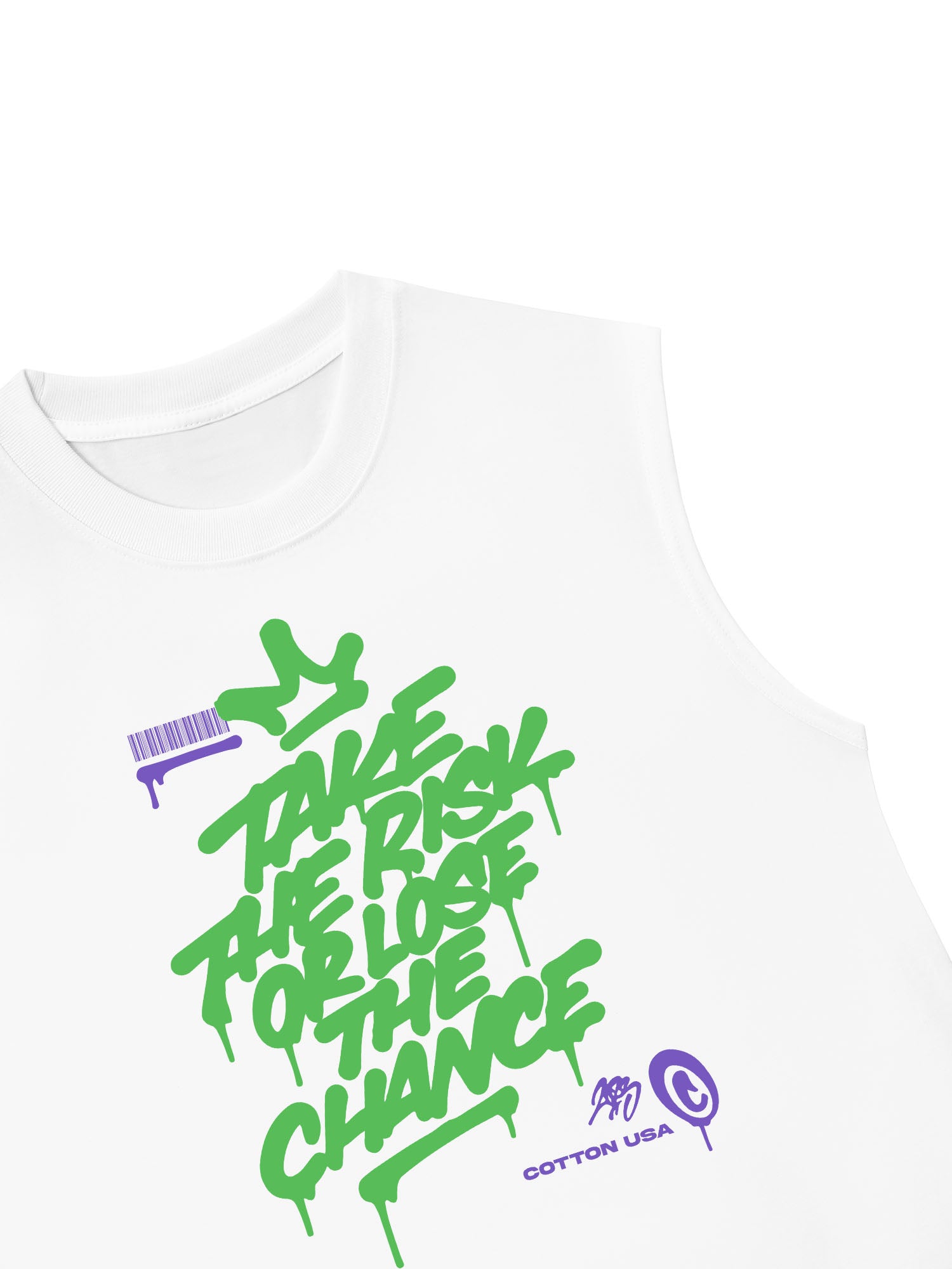 Áo Ba Lỗ Relaxed Fit Money Take The Risk