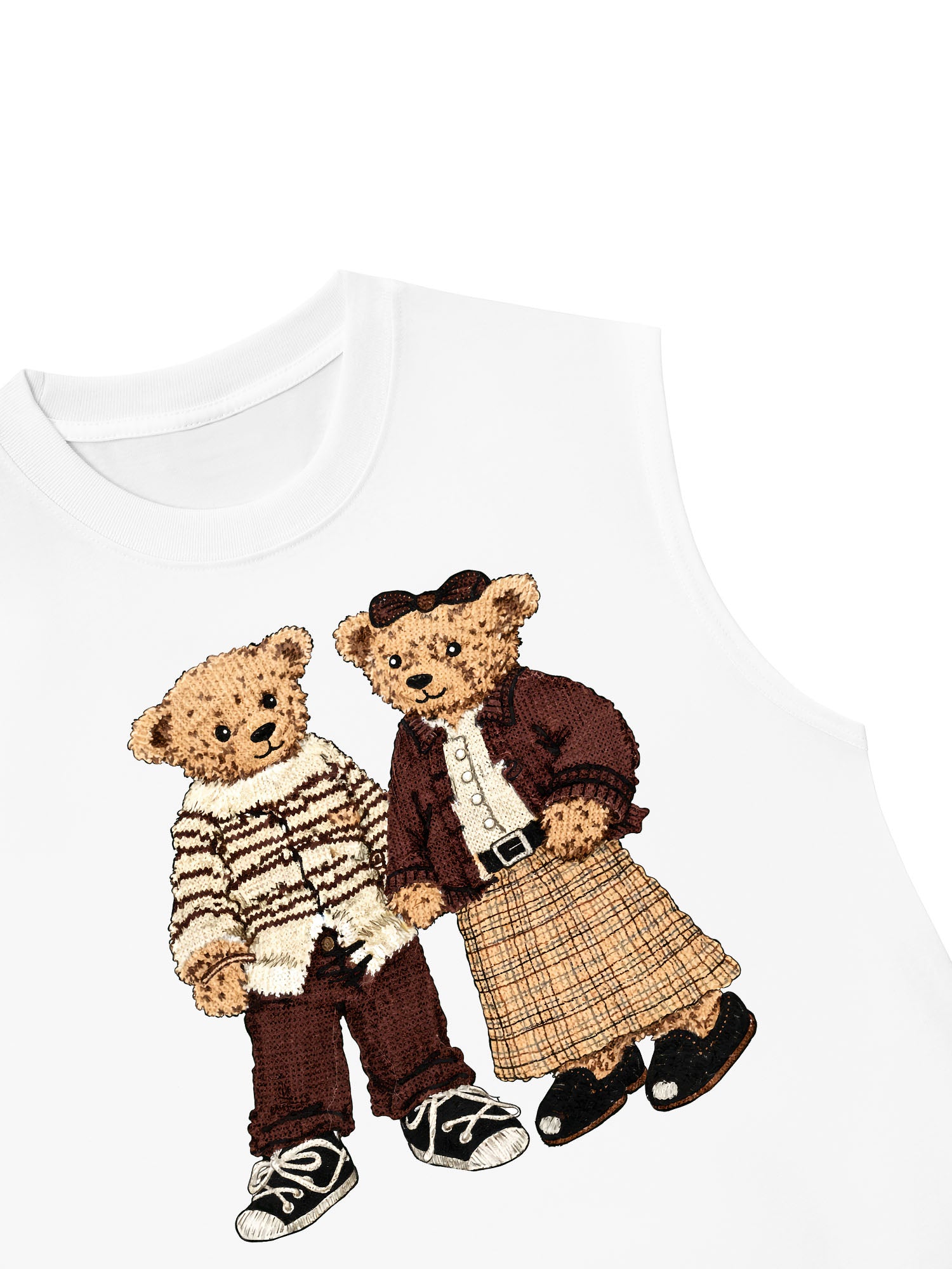 Áo Ba Lỗ Relaxed Fit Couple Bear