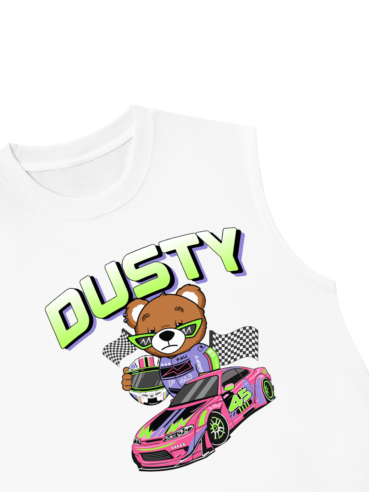 Áo Ba Lỗ Relaxed Fit Dusty Gangz