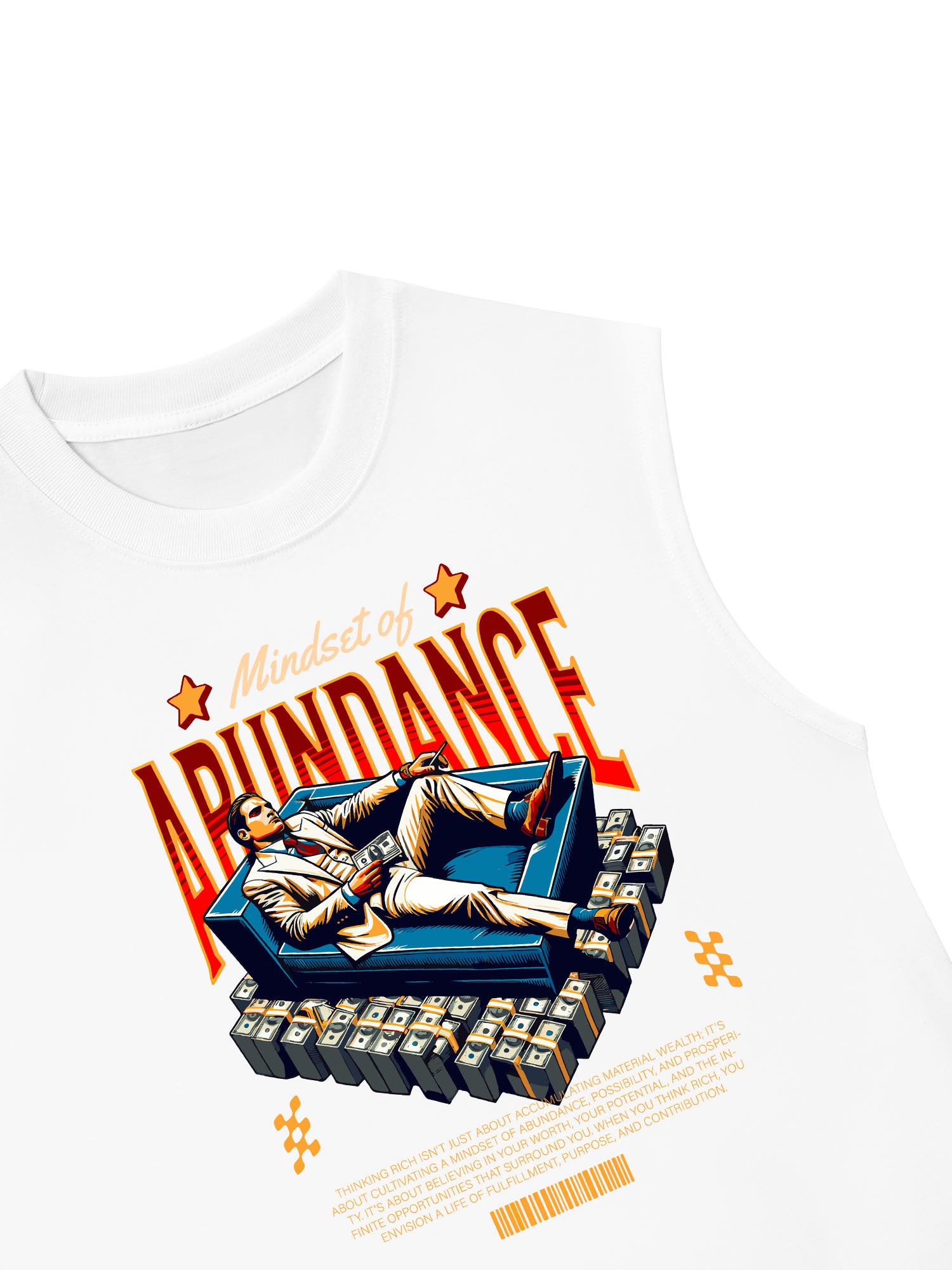 Áo Ba Lỗ Relaxed Fit Money Mindset Of Abundance