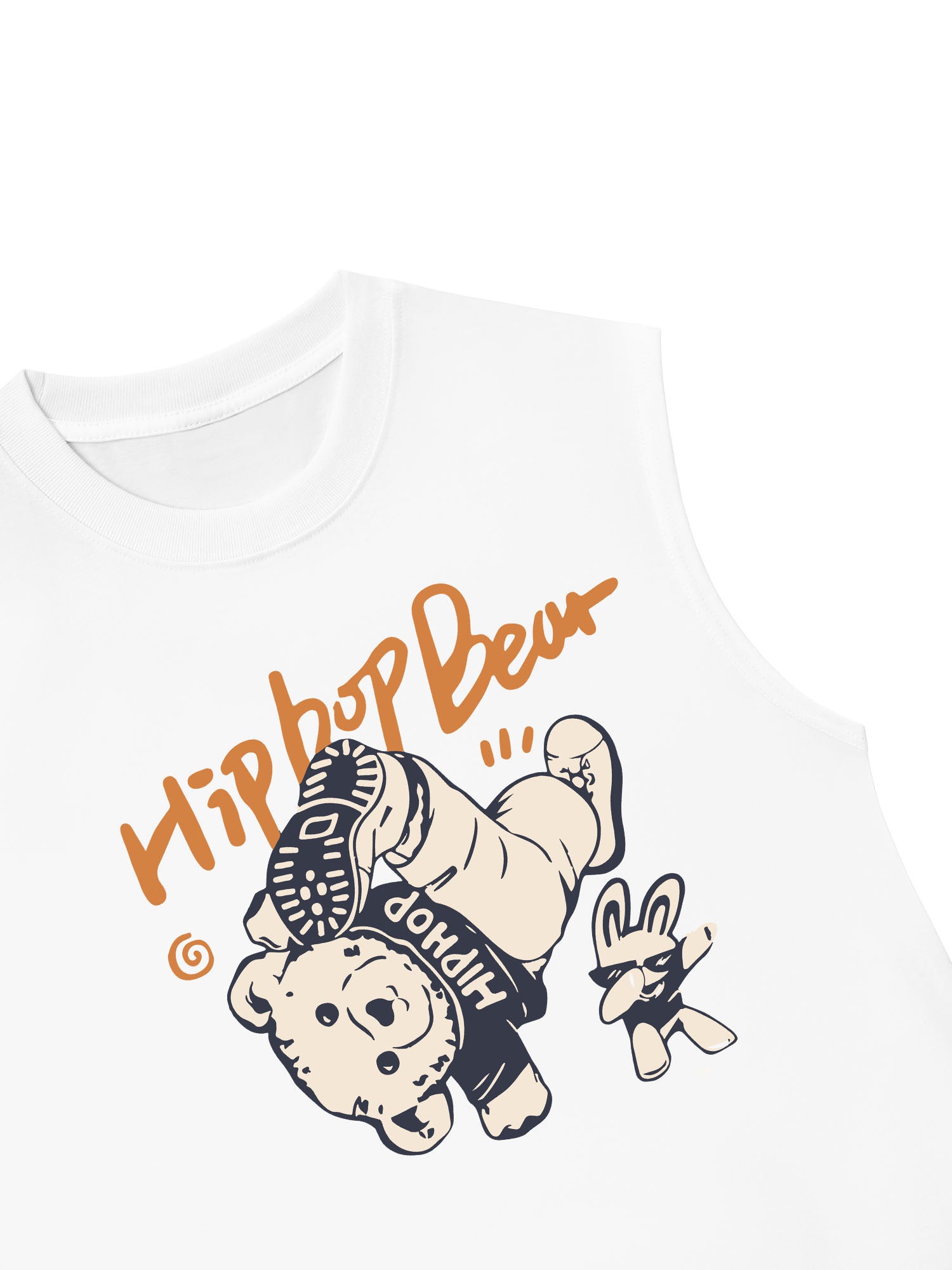 Áo Ba Lỗ Relaxed Fit Hip Hop Bear