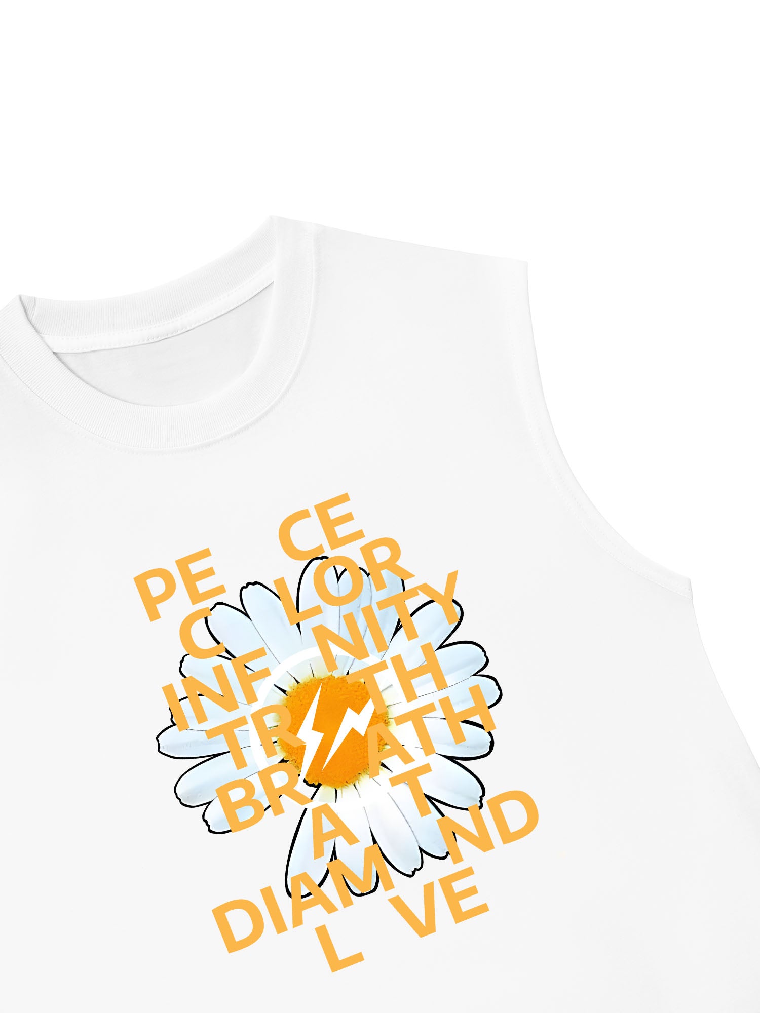 Áo Ba Lỗ Relaxed Fit Floral Peace Color Love